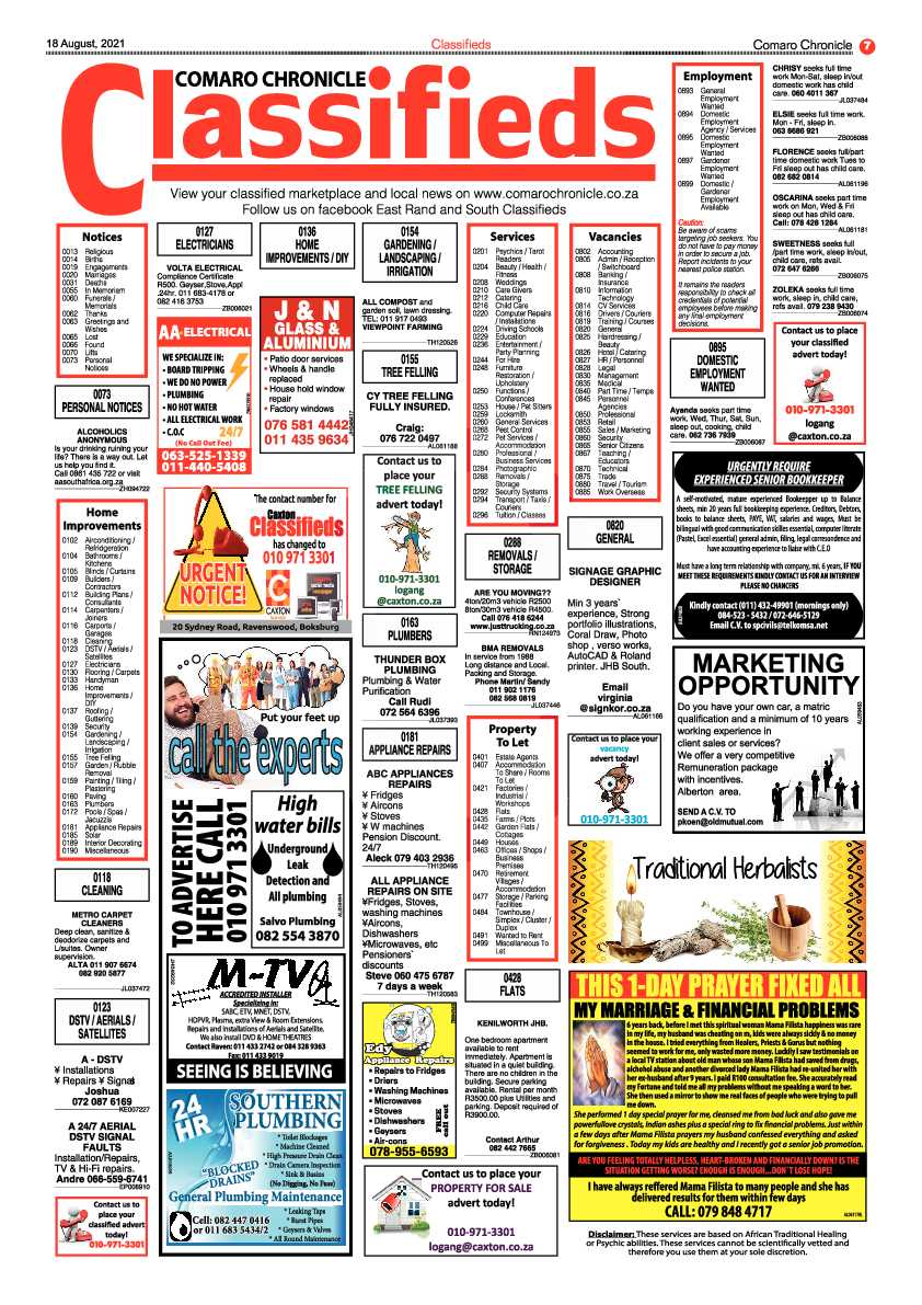 Comaro Chronicle 18 August 2021 page 7
