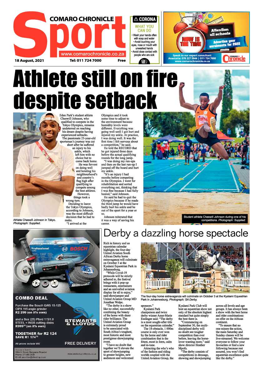 Comaro Chronicle 18 August 2021 page 8