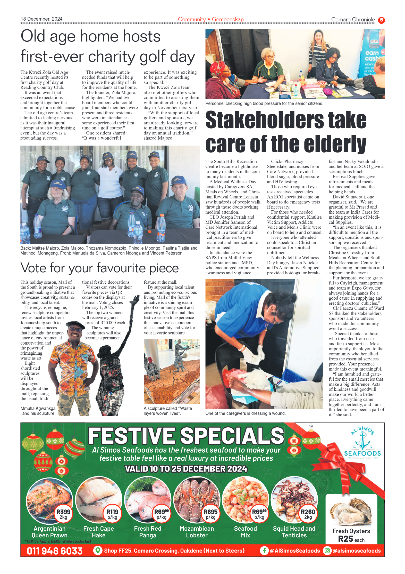 Comaro Chronicle 18 December 2024 page 5