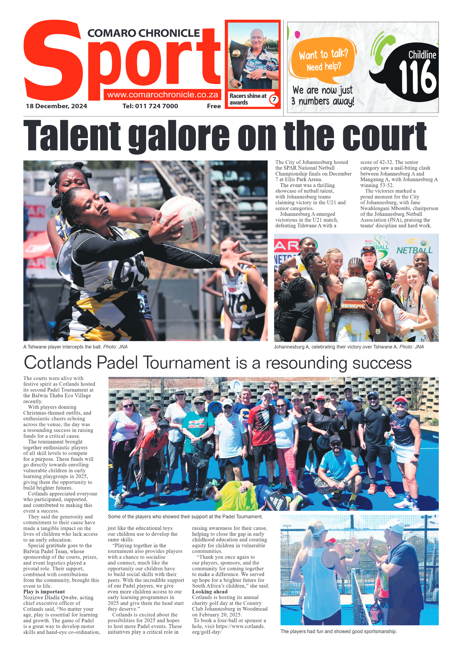Comaro Chronicle 18 December 2024 page 8