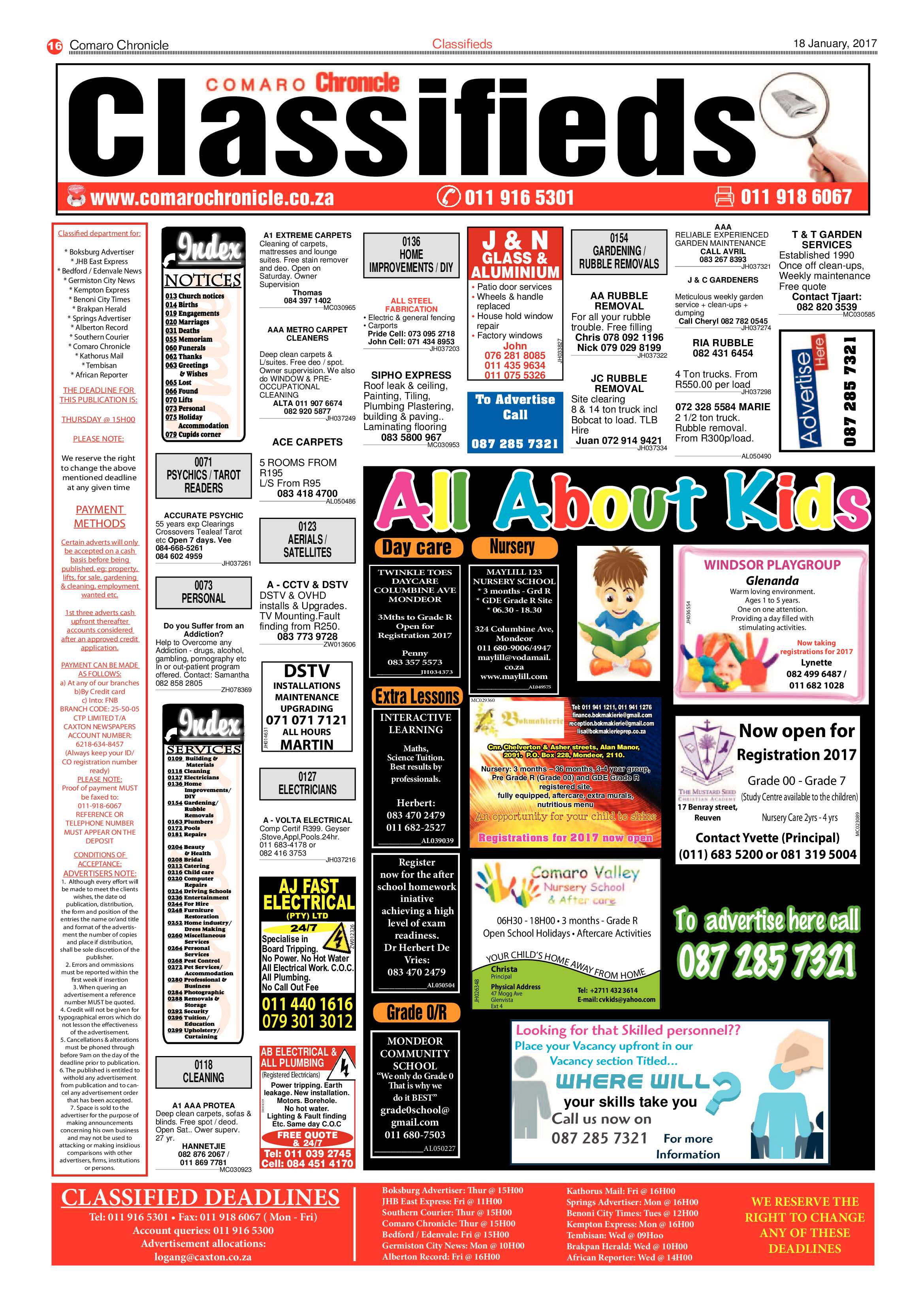 Comaro Chronicle 18 January 2017 page 16