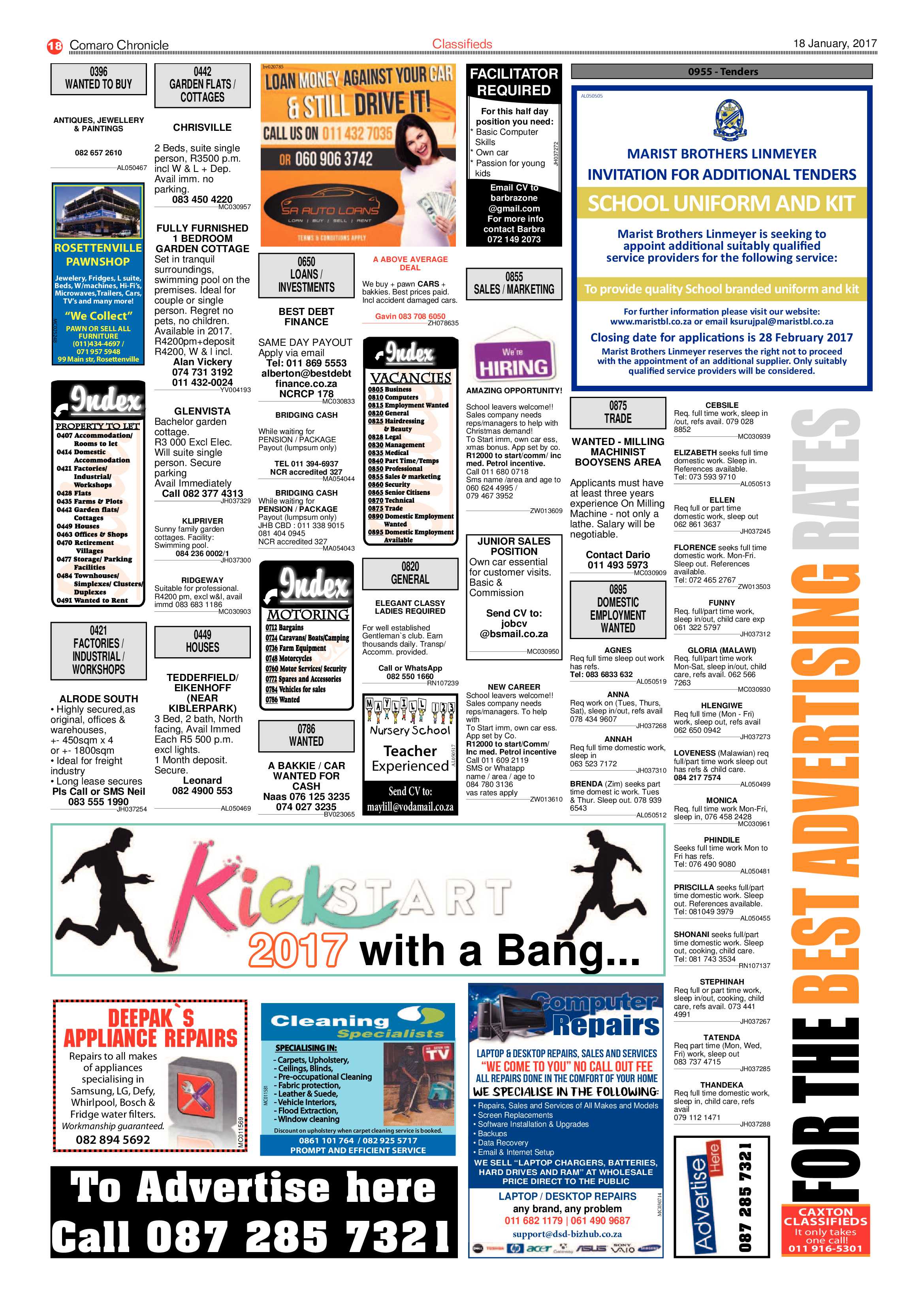 Comaro Chronicle 18 January 2017 page 18