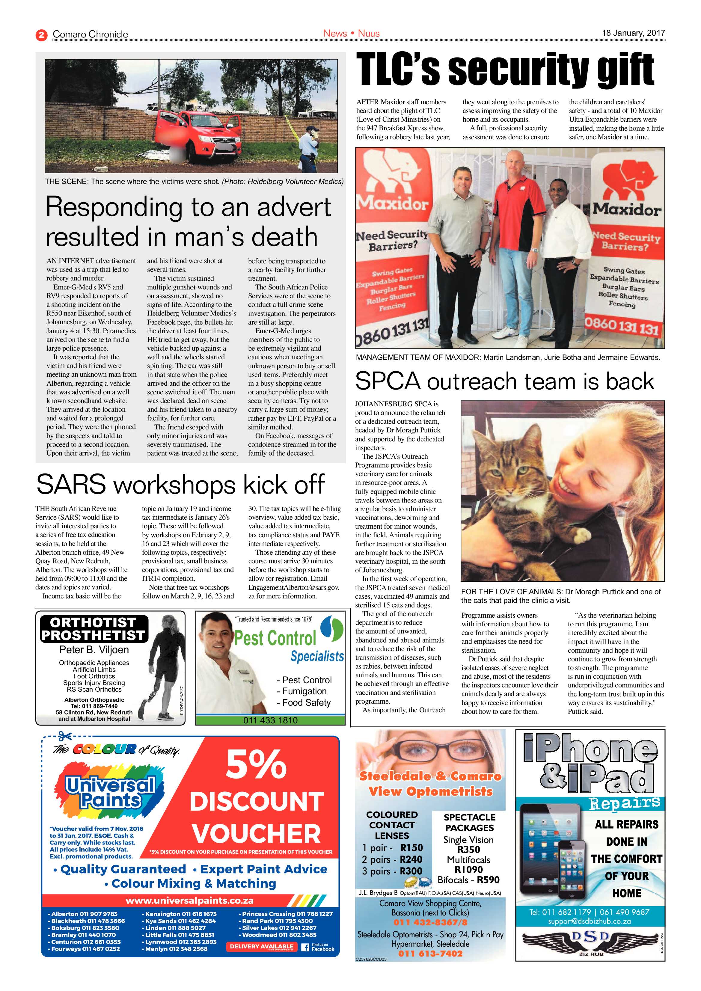 Comaro Chronicle 18 January 2017 page 2