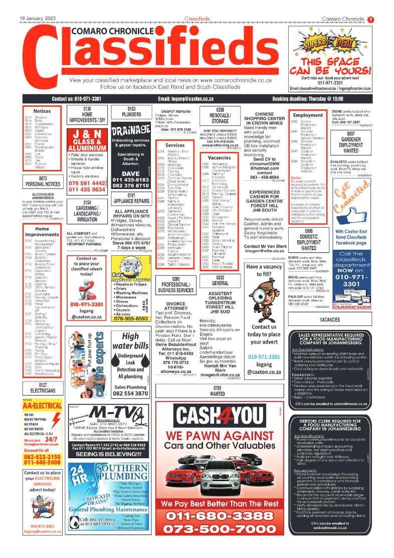 Comaro Chronicle 18 January 2023 page 9