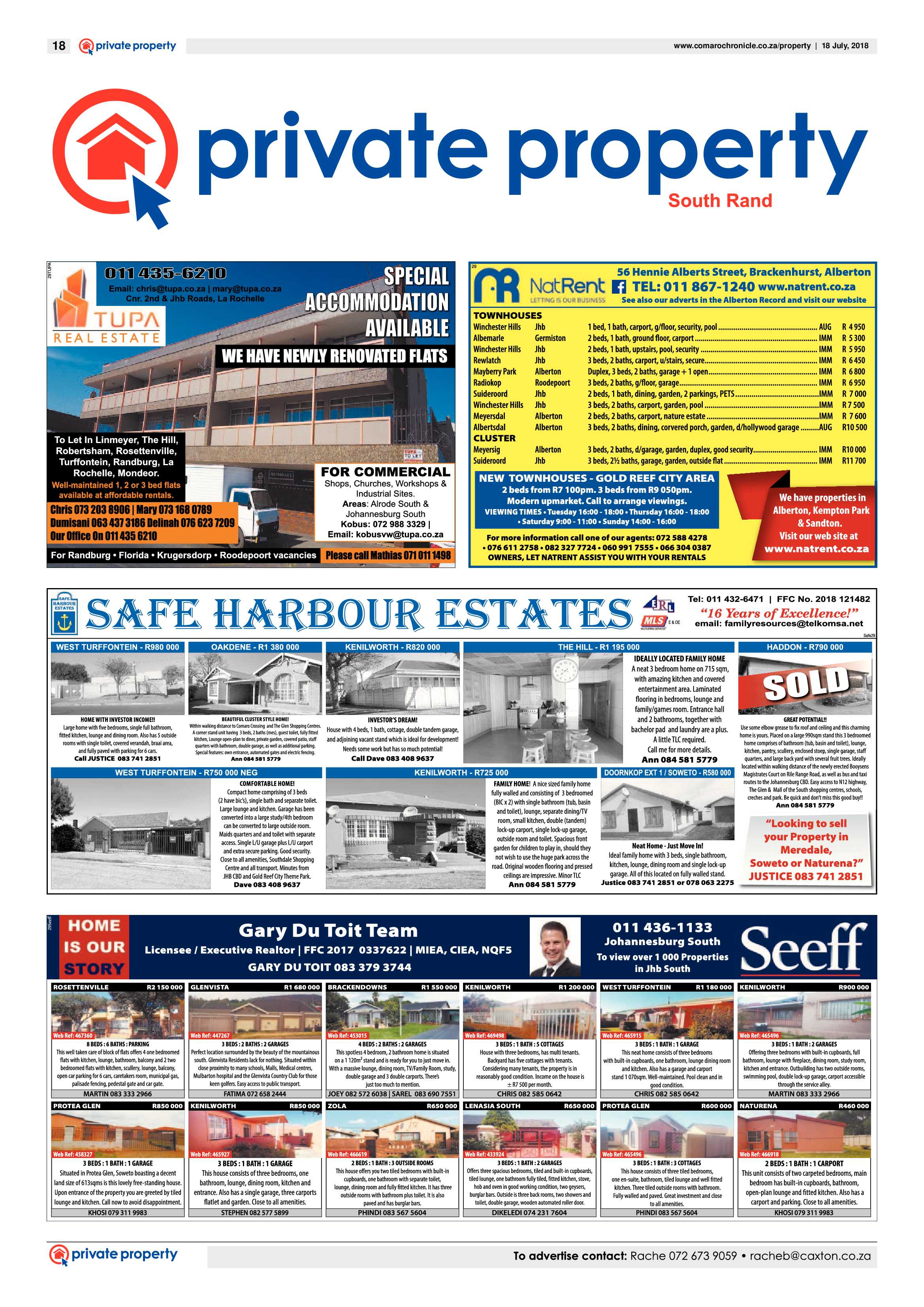 Comaro Chronicle 18 July 2018 page 18