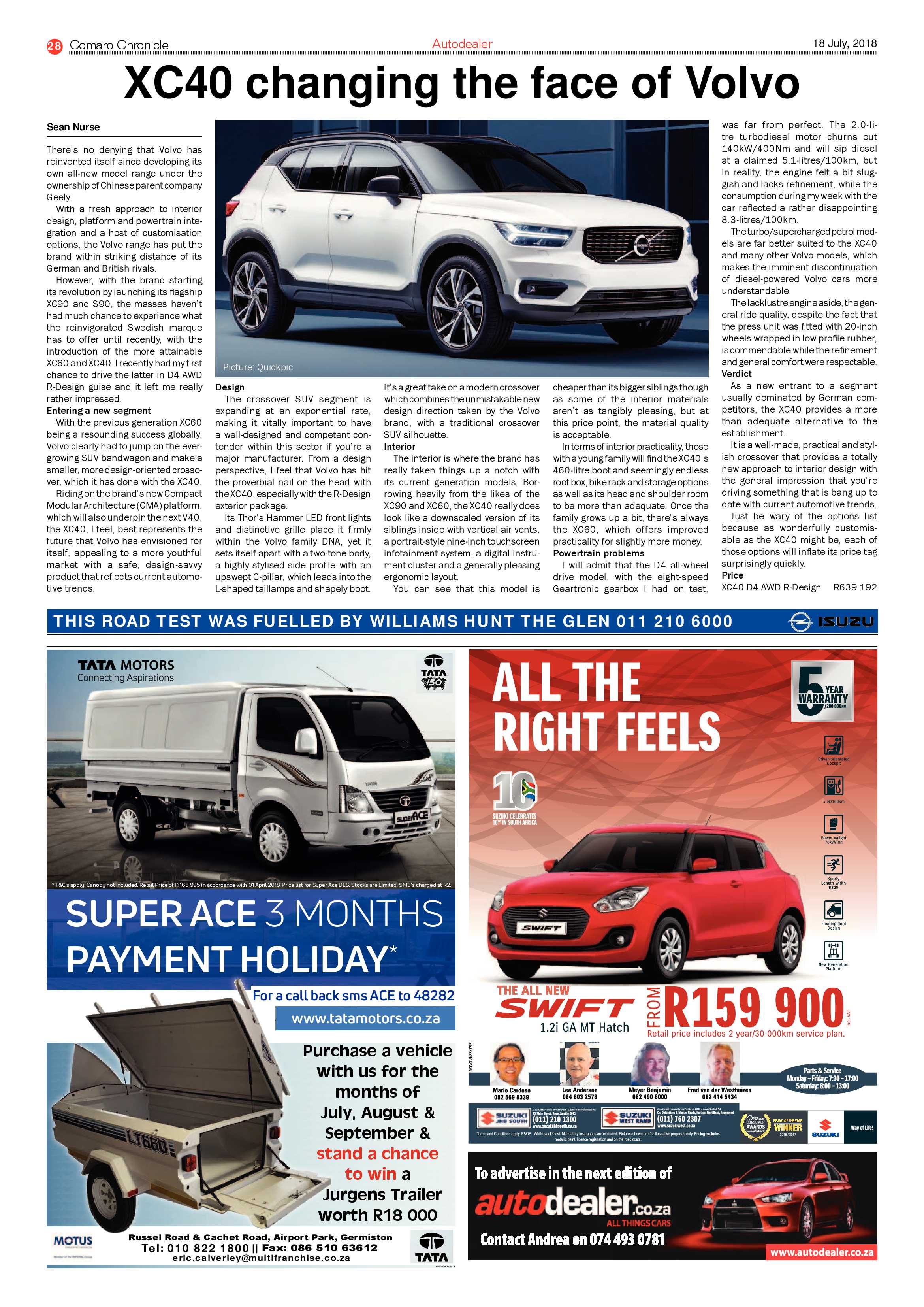Comaro Chronicle 18 July 2018 page 28