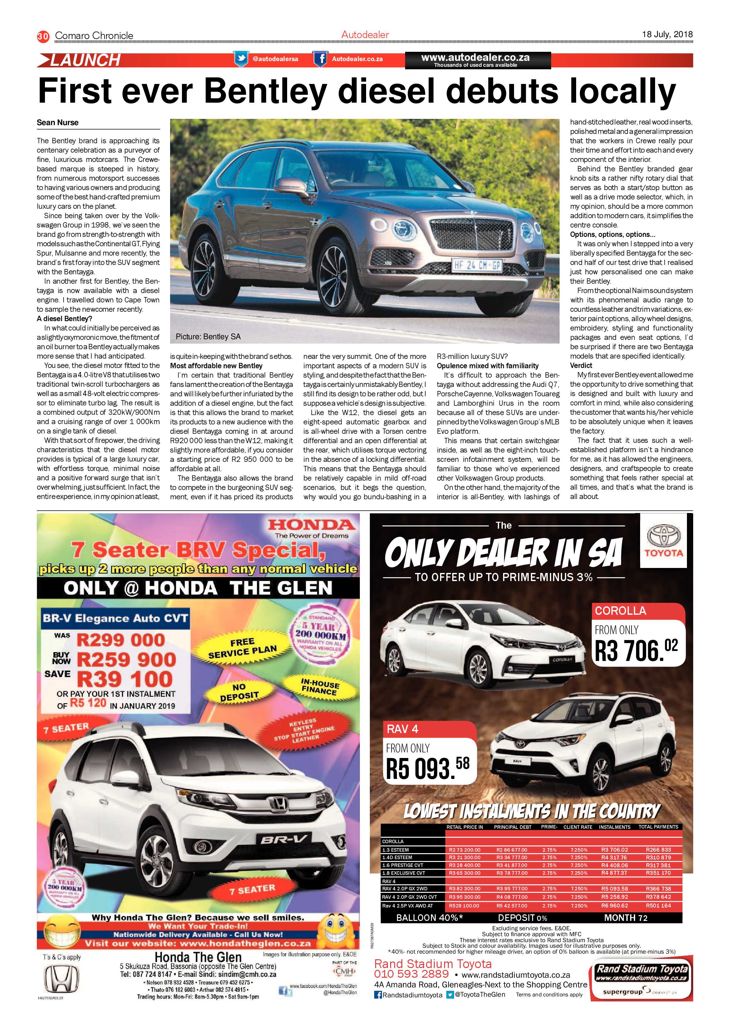 Comaro Chronicle 18 July 2018 page 30