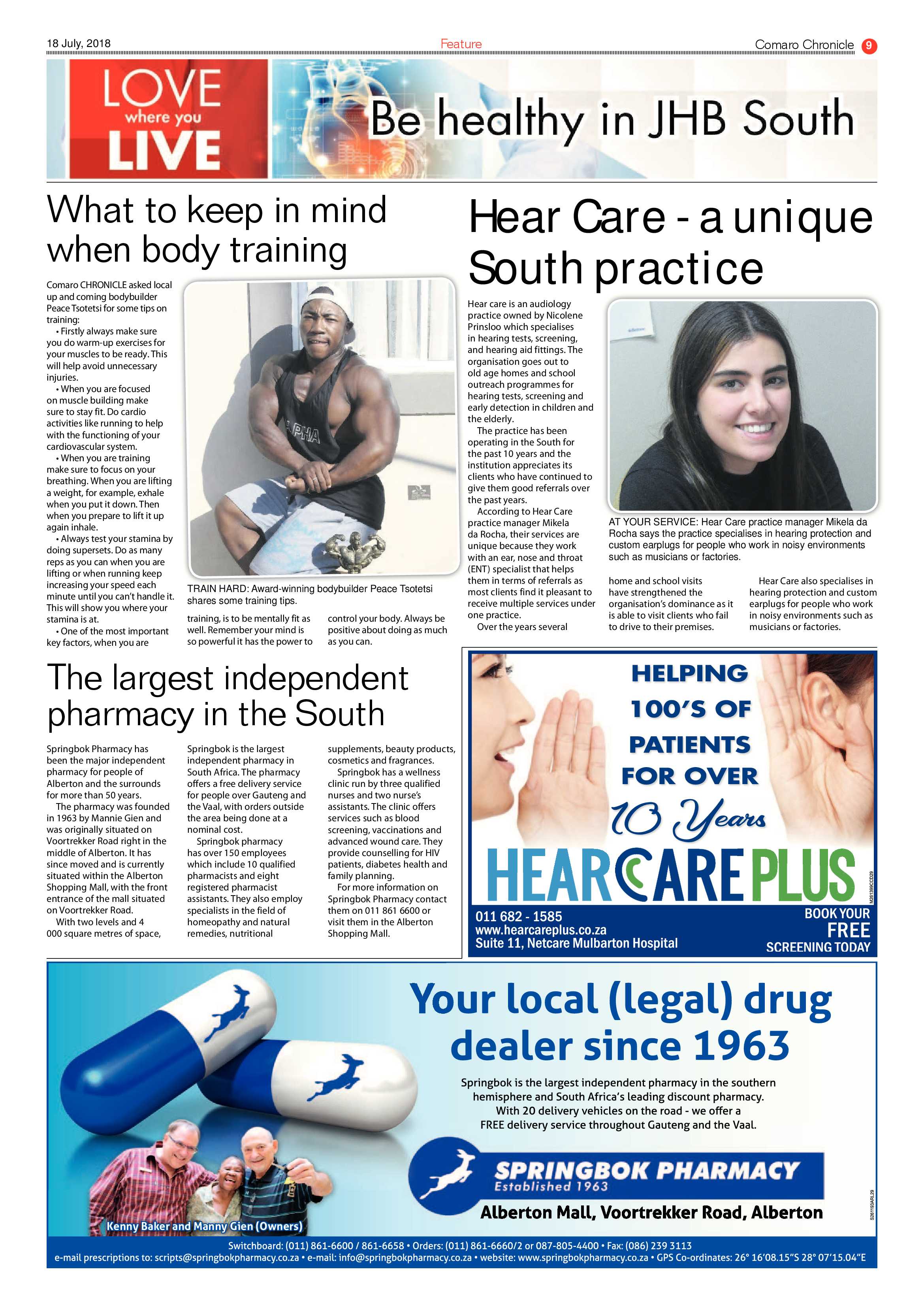 Comaro Chronicle 18 July 2018 page 9