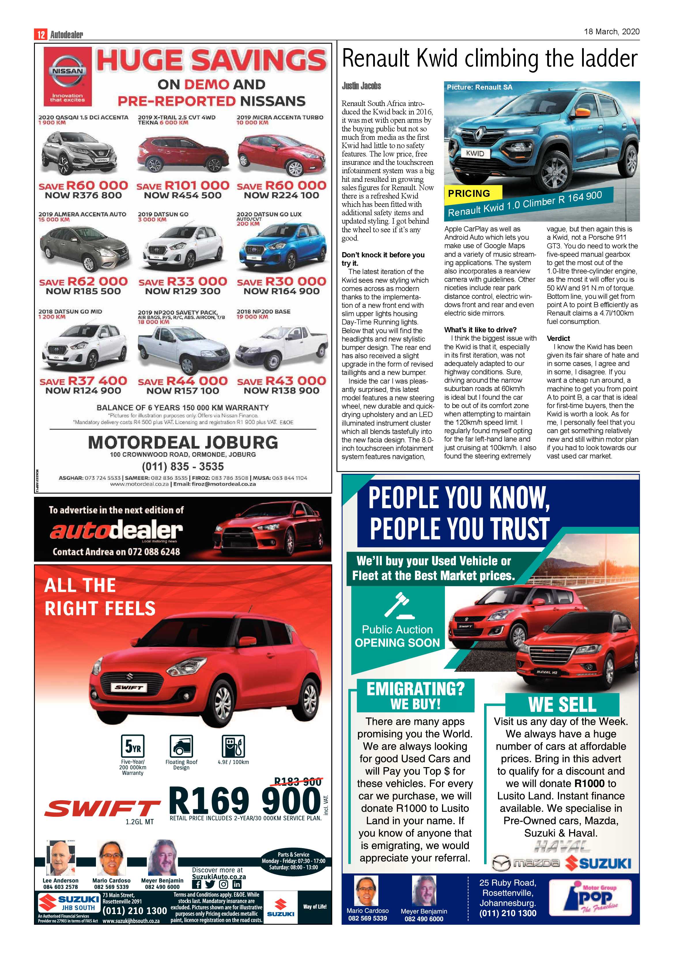 Comaro Chronicle 18 March 2020 page 12