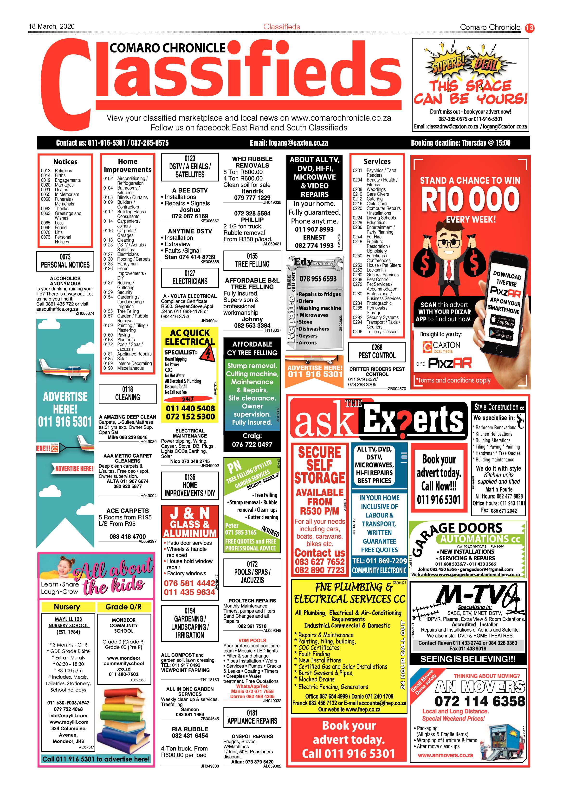Comaro Chronicle 18 March 2020 page 13