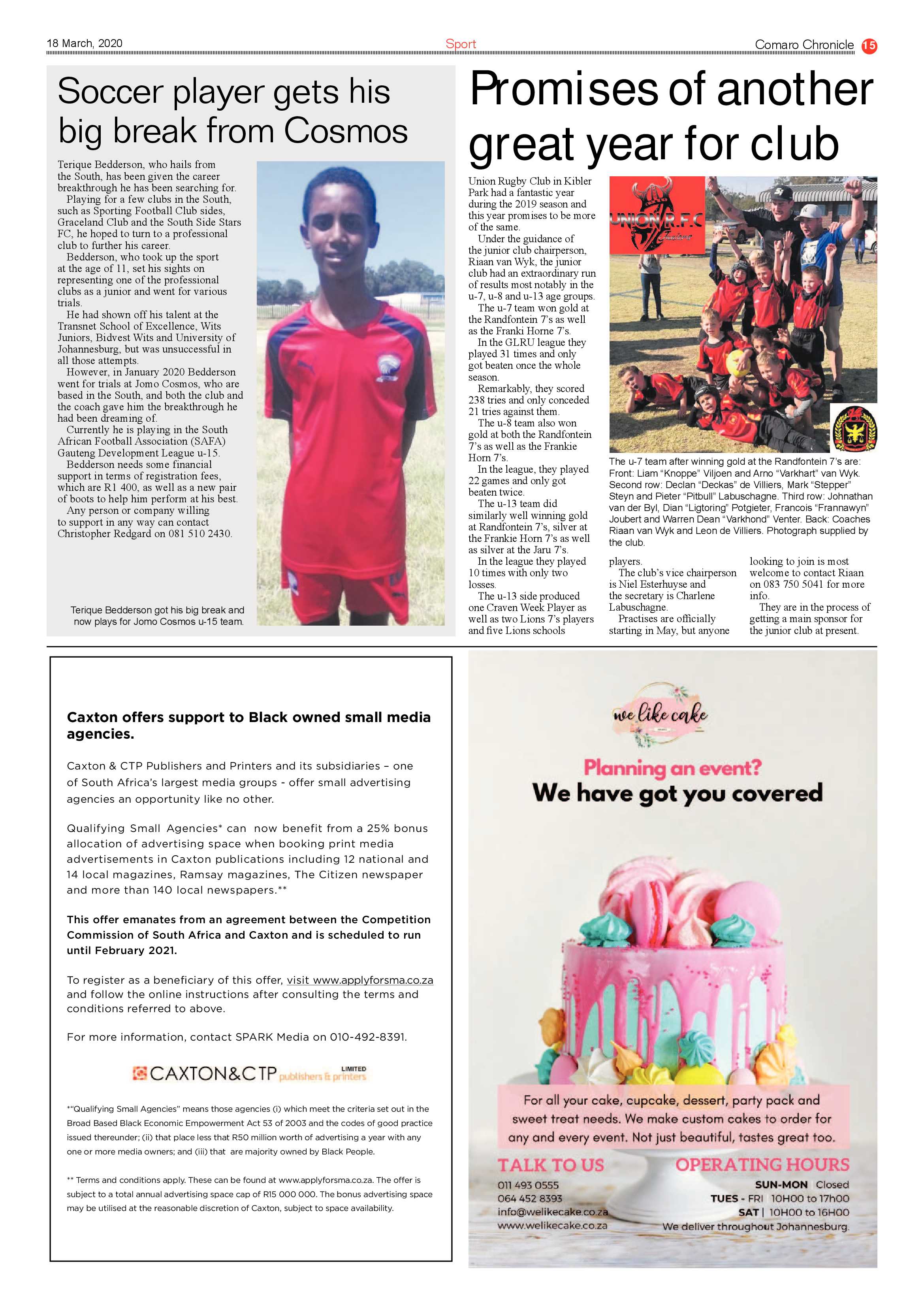 Comaro Chronicle 18 March 2020 page 15