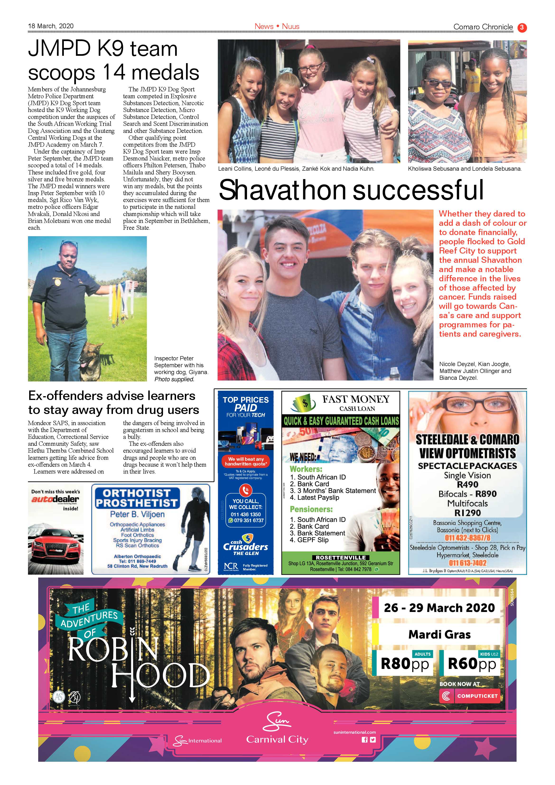 Comaro Chronicle 18 March 2020 page 3