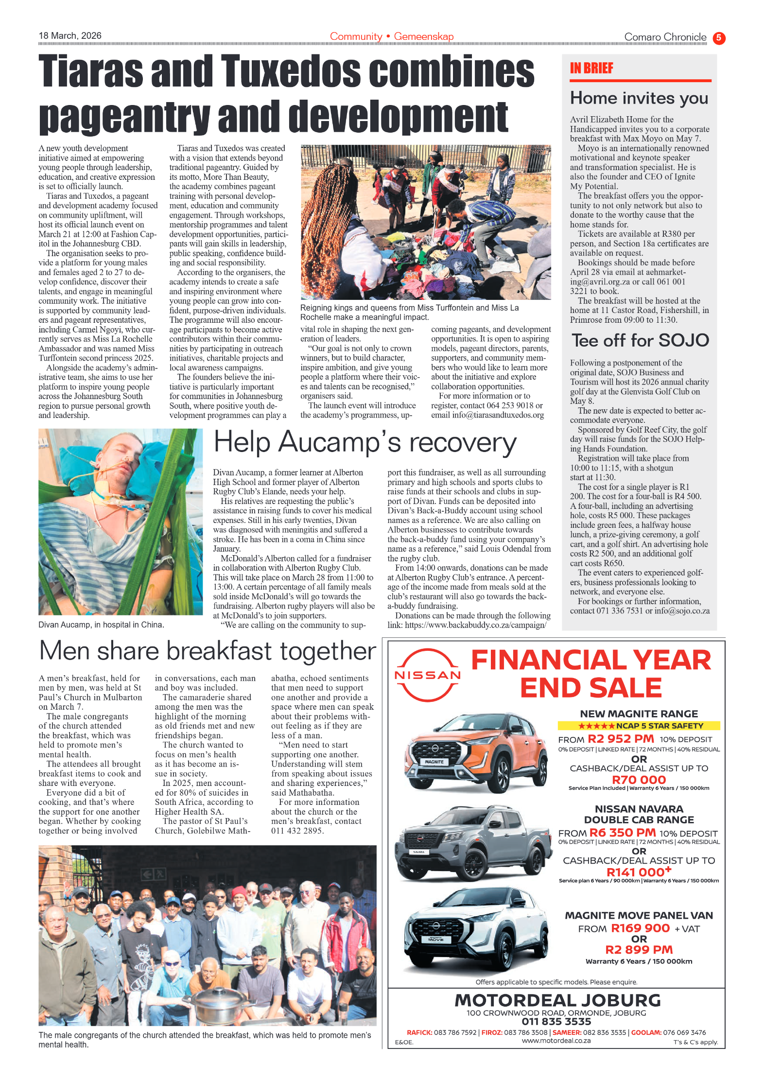 Comaro Chronicle 18 March 2026 page 5