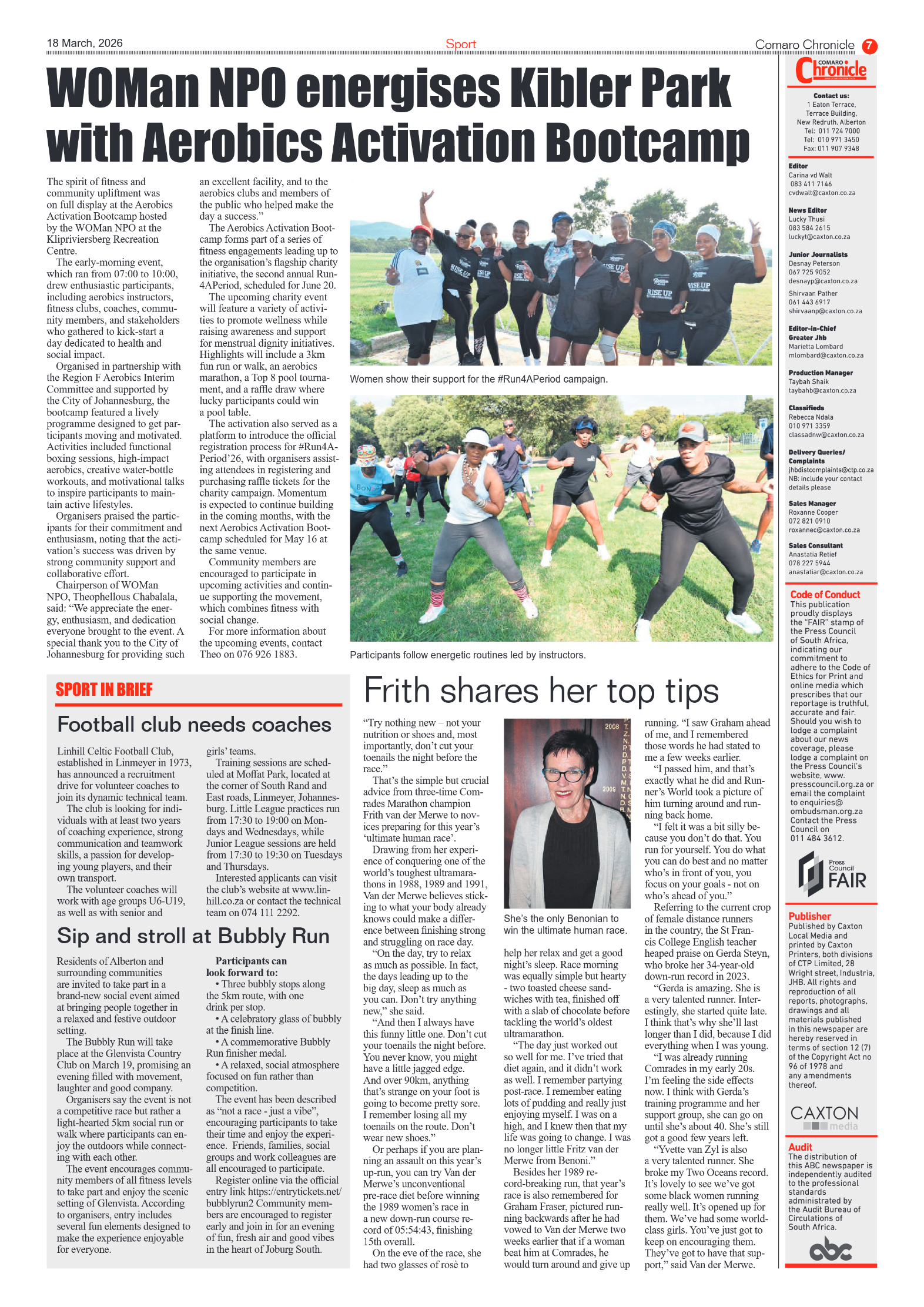Comaro Chronicle 18 March 2026 page 7