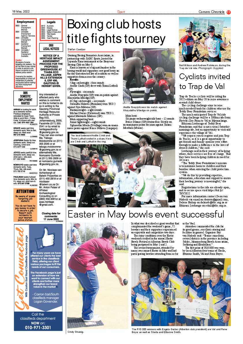 Comaro Chronicle 18 May 2022 page 11