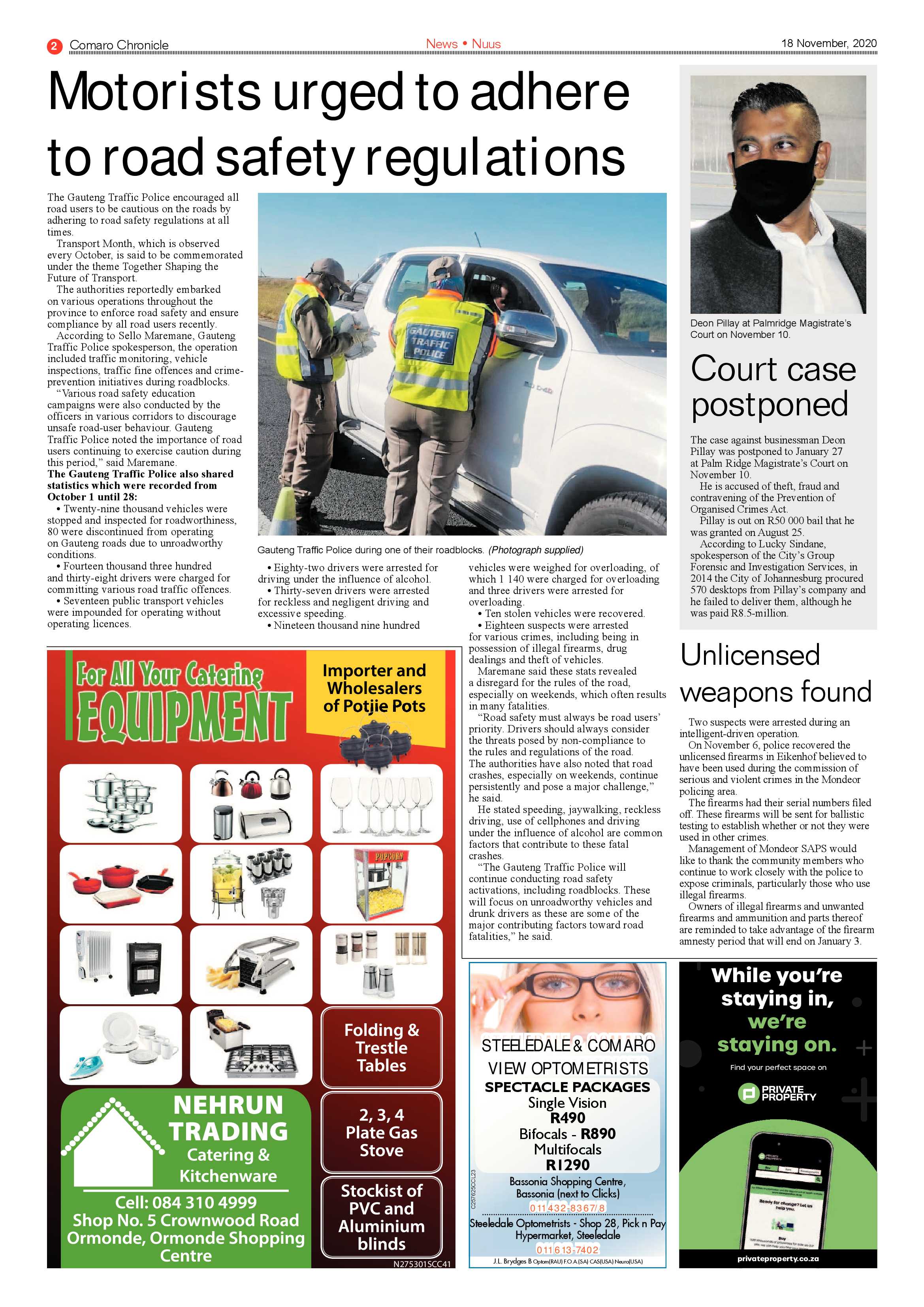 Comaro Chronicle 18 November  2020 page 2