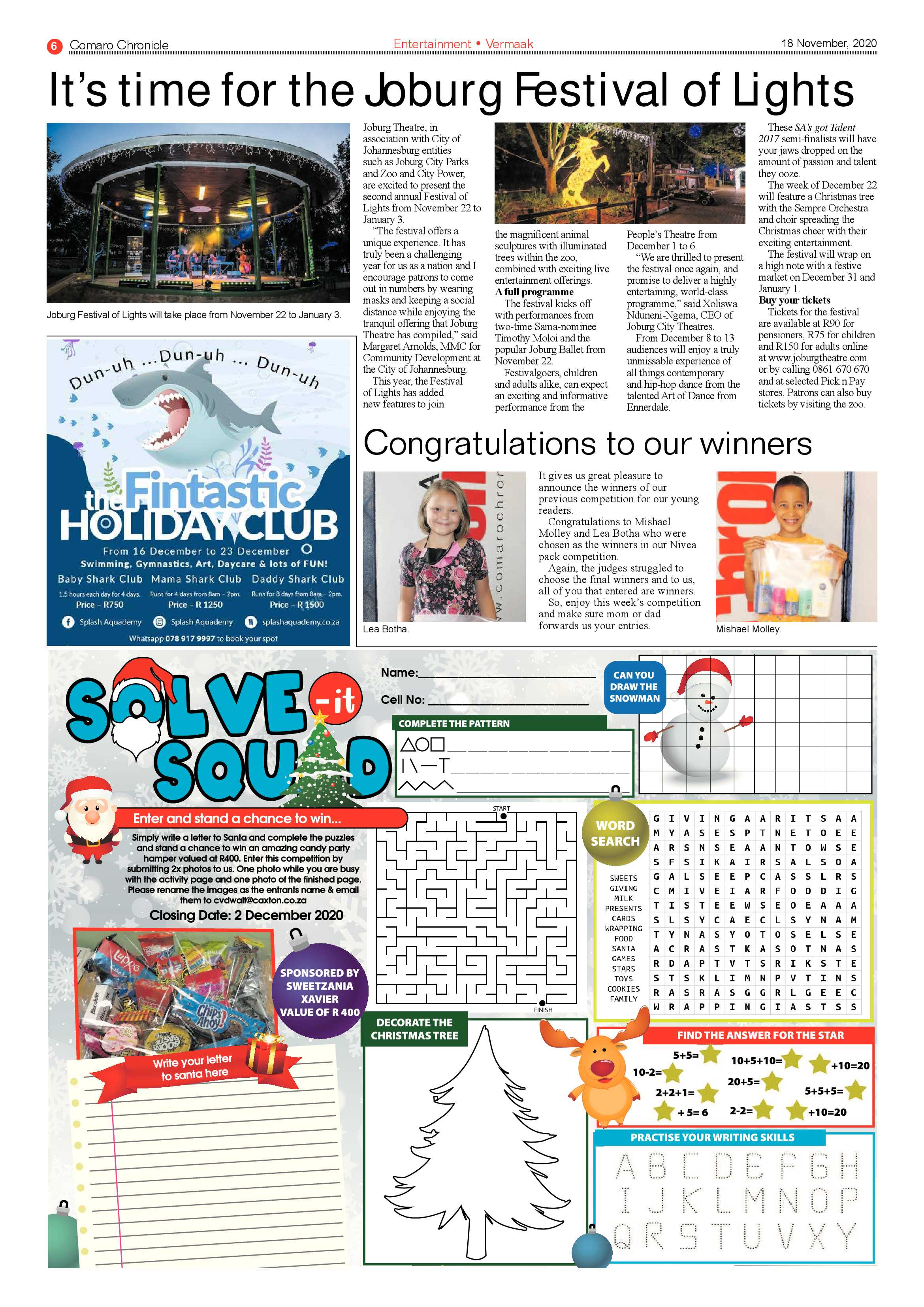 Comaro Chronicle 18 November  2020 page 6