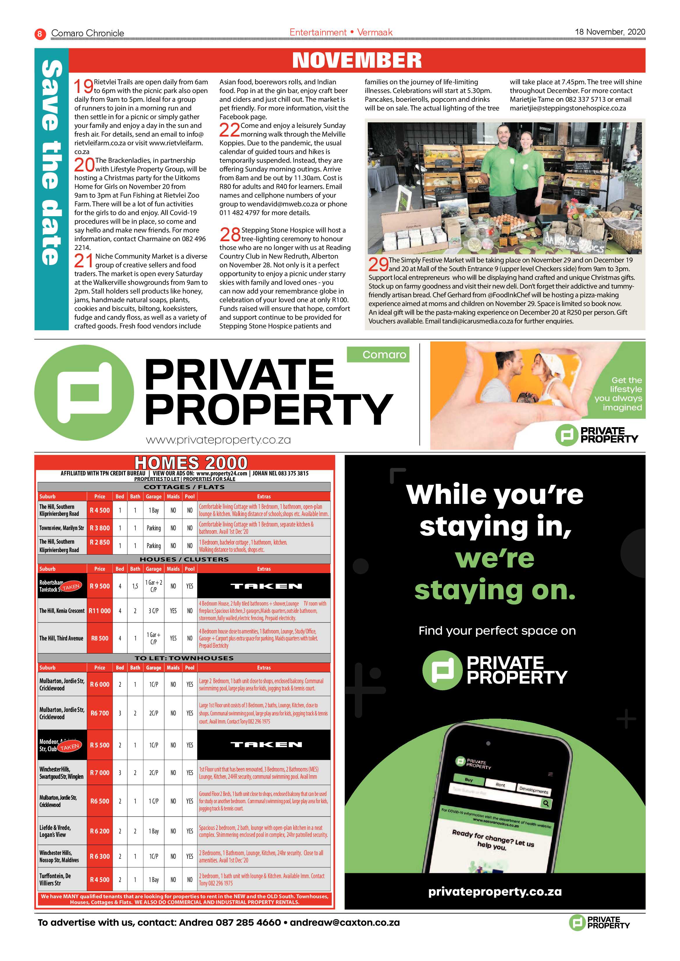 Comaro Chronicle 18 November  2020 page 8