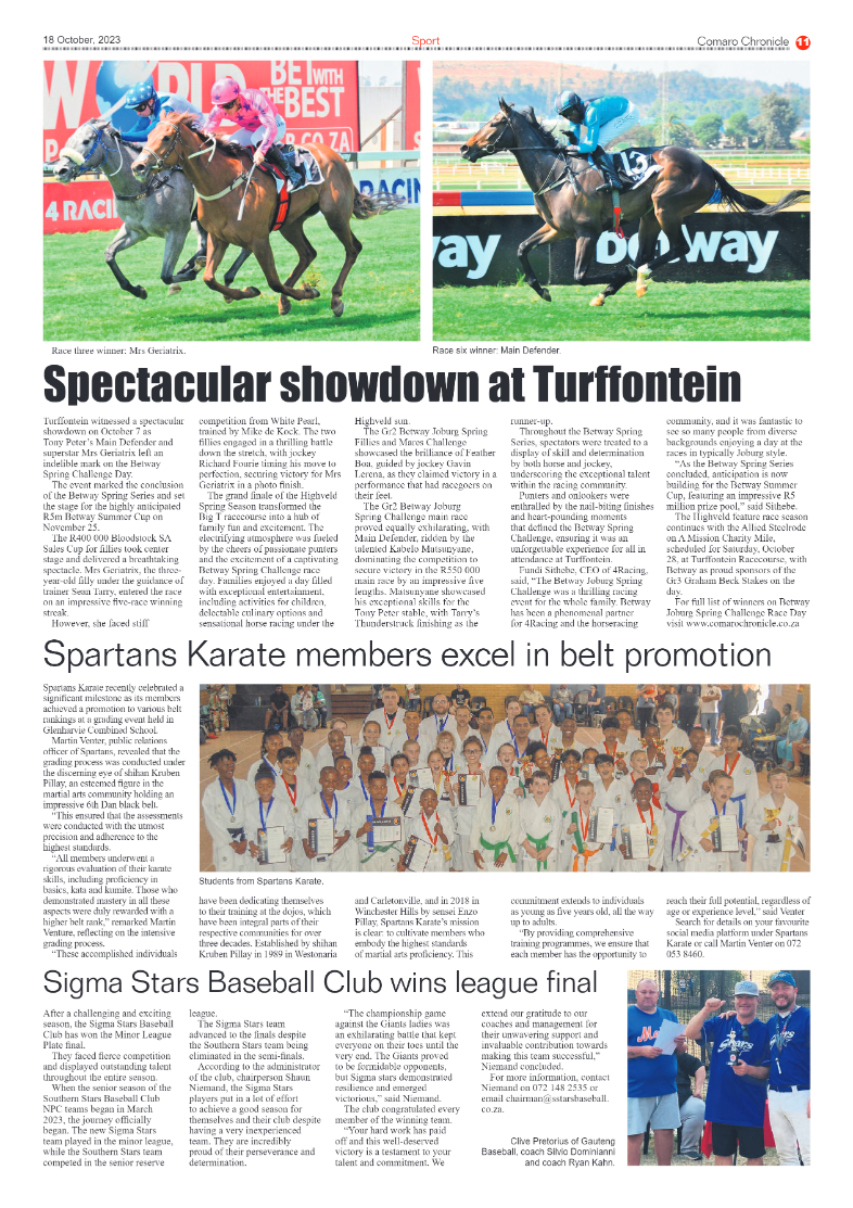 Comaro Chronicle 18 October 2023 page 11