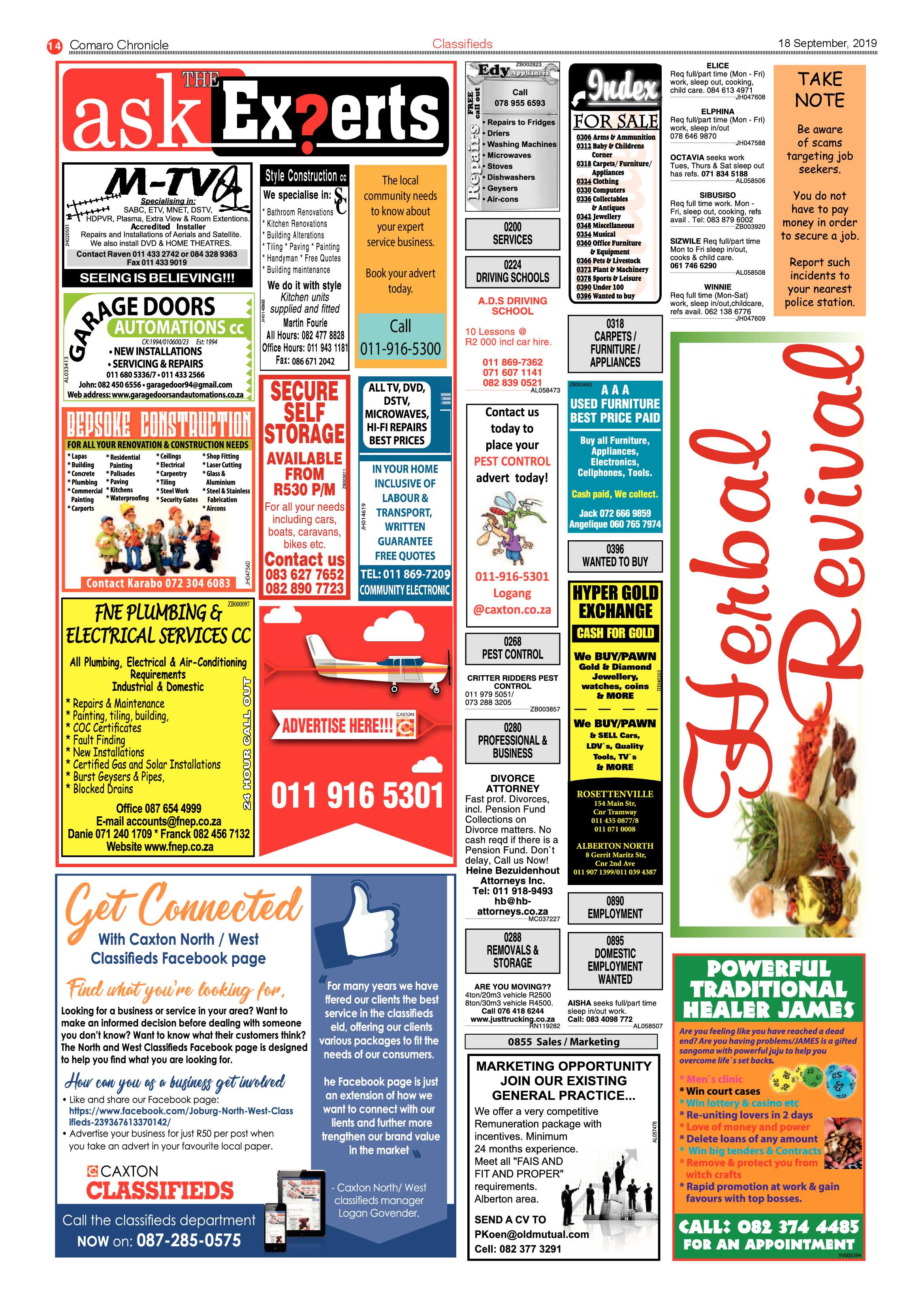 Comaro Chronicle 18 September 2019 page 14