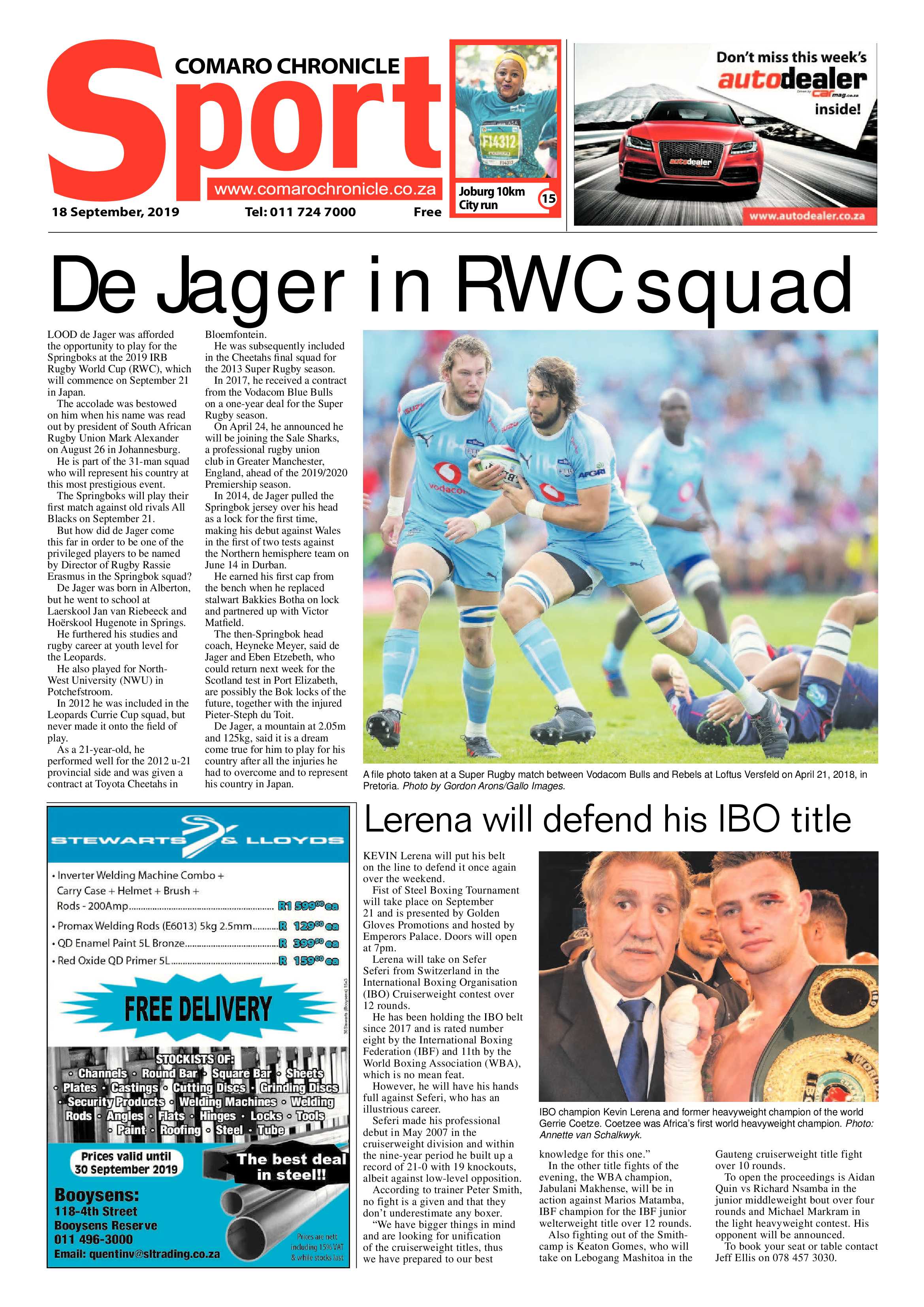 Comaro Chronicle 18 September 2019 page 16