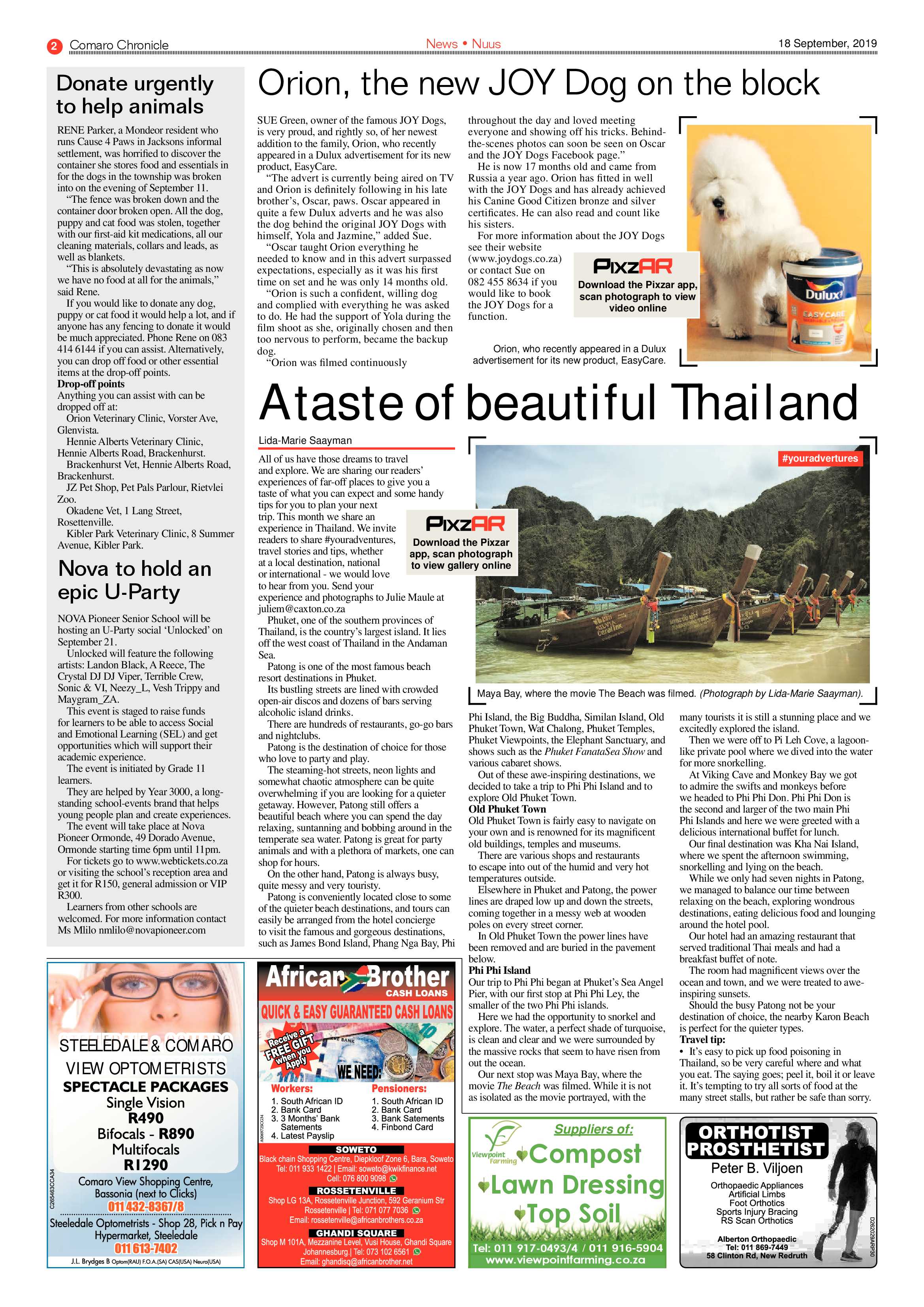 Comaro Chronicle 18 September 2019 page 2