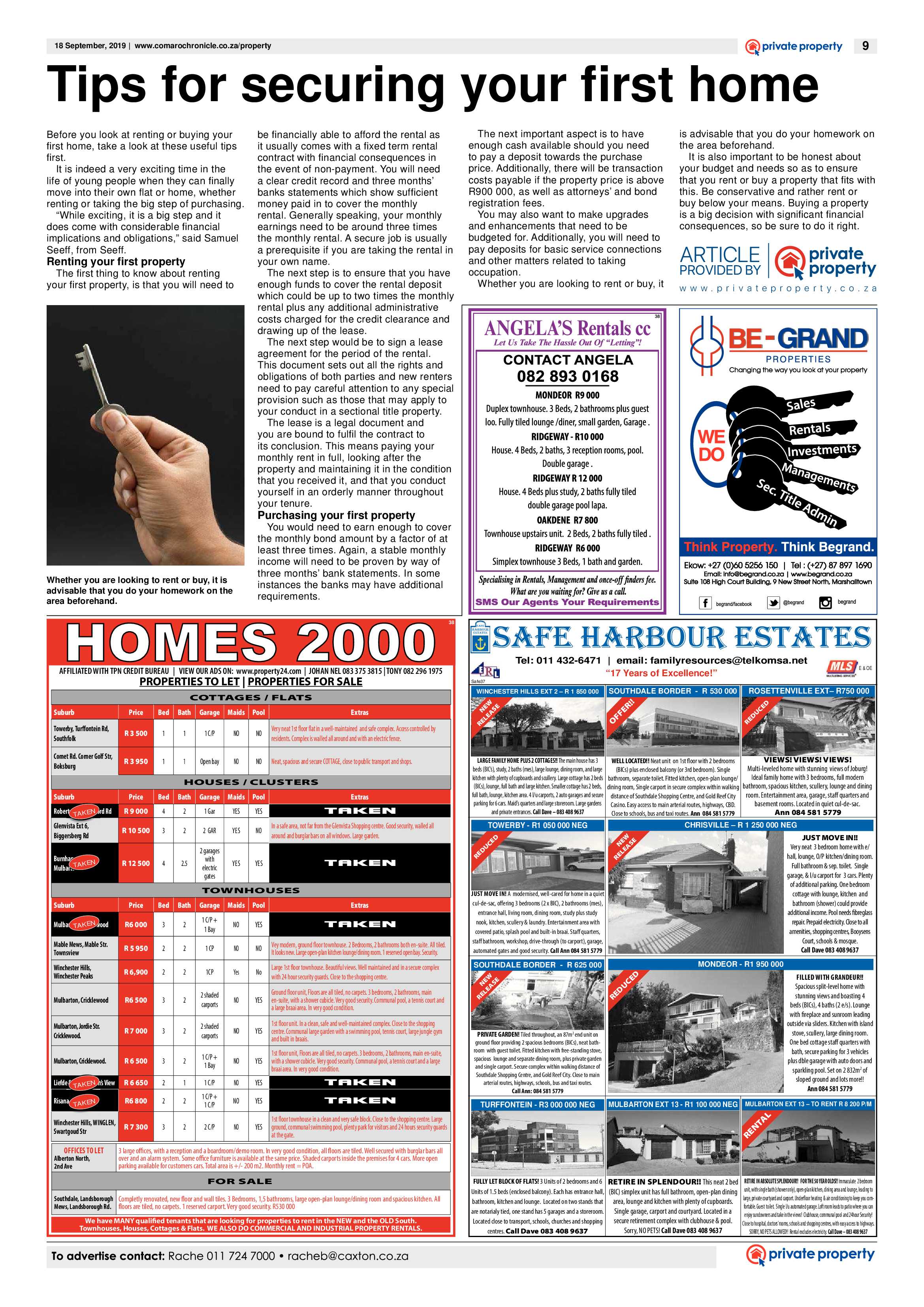 Comaro Chronicle 18 September 2019 page 9