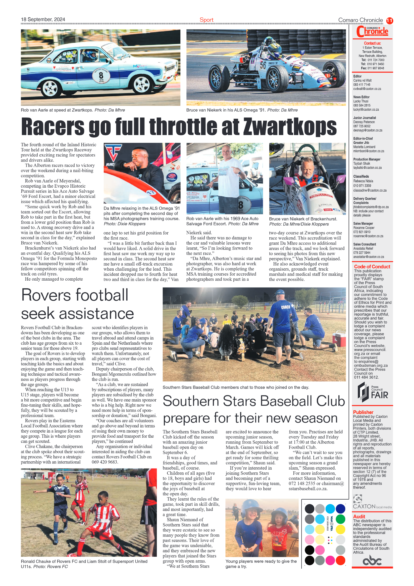 Comaro Chronicle 18 September 2024 page 11