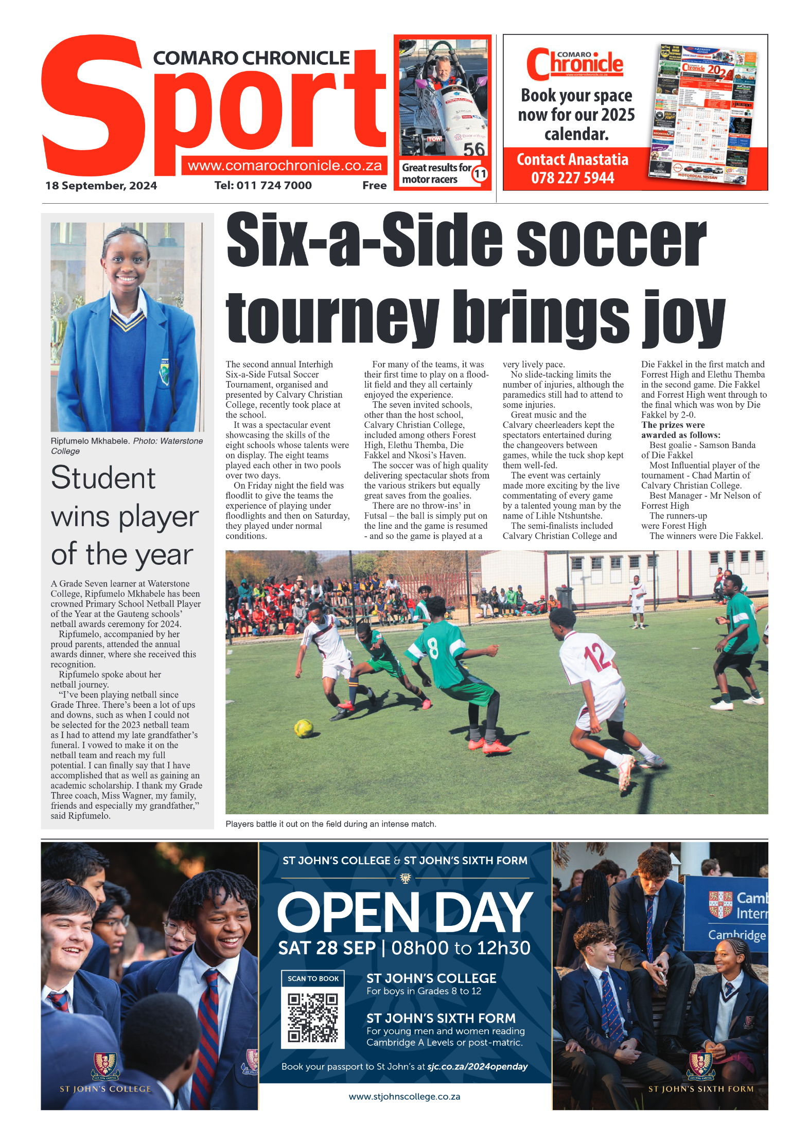 Comaro Chronicle 18 September 2024 page 12