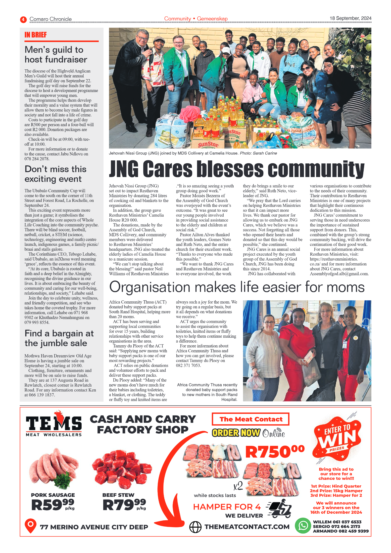 Comaro Chronicle 18 September 2024 page 4