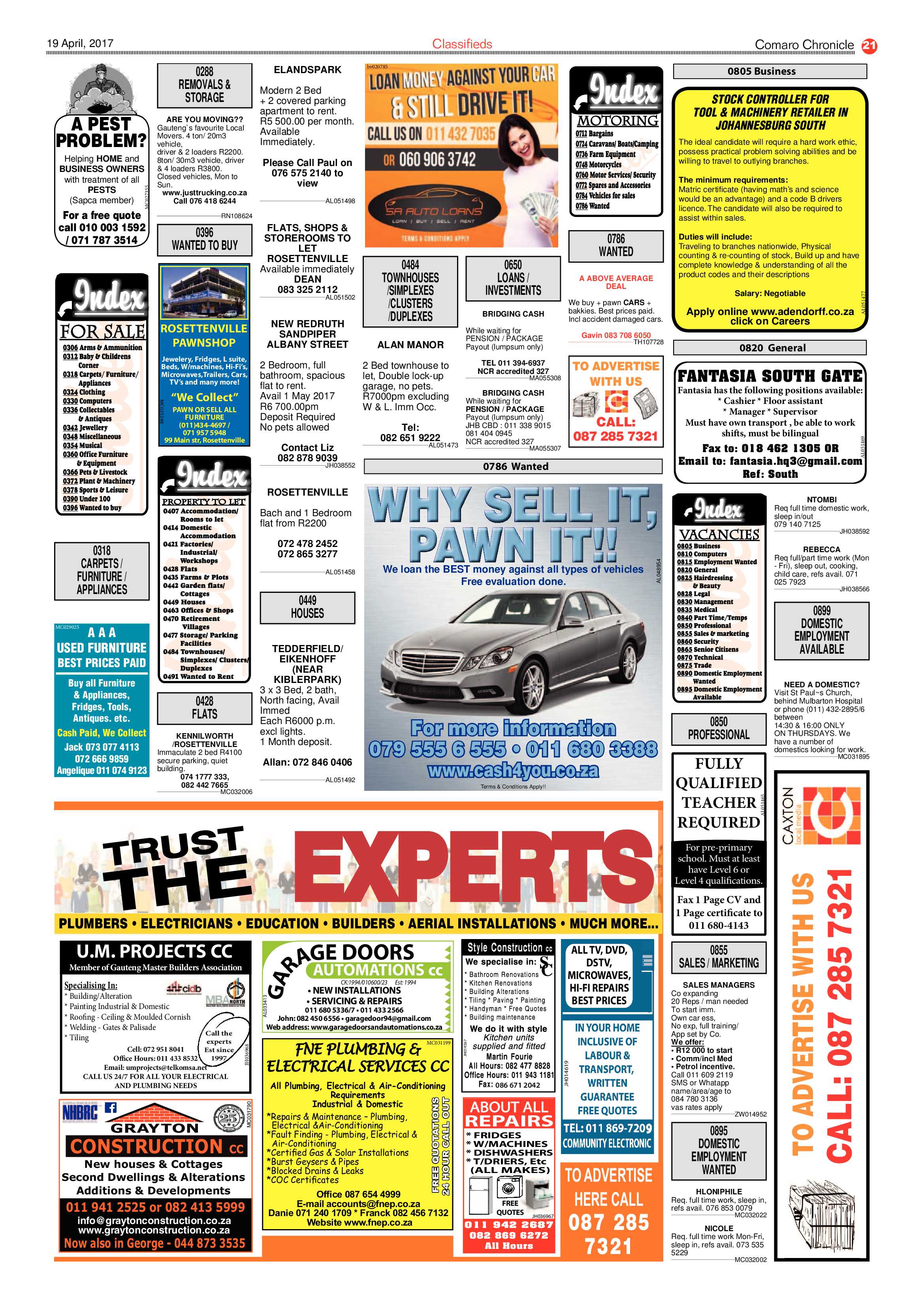 Comaro Chronicle 19 April 2017 page 21