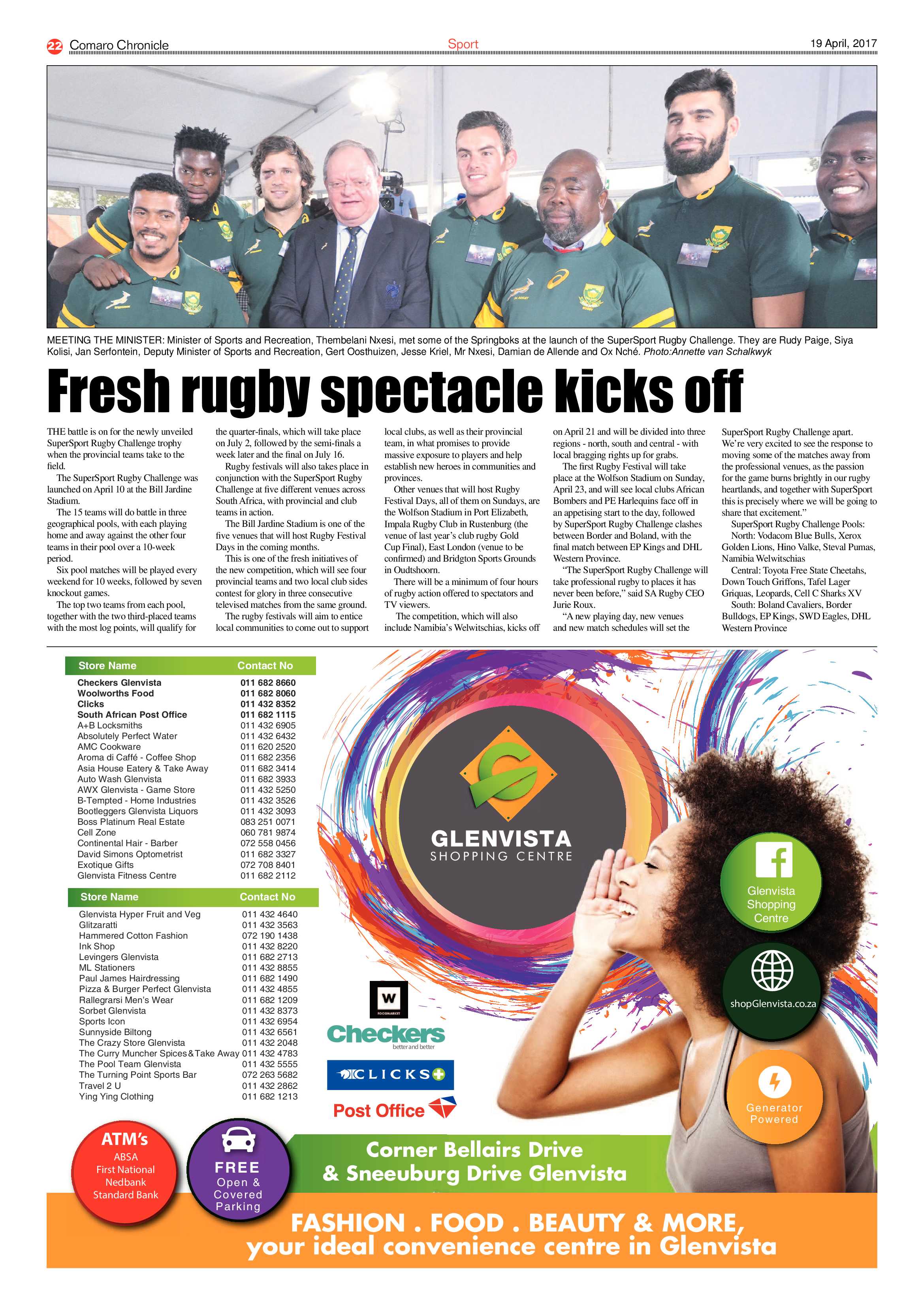 Comaro Chronicle 19 April 2017 page 22