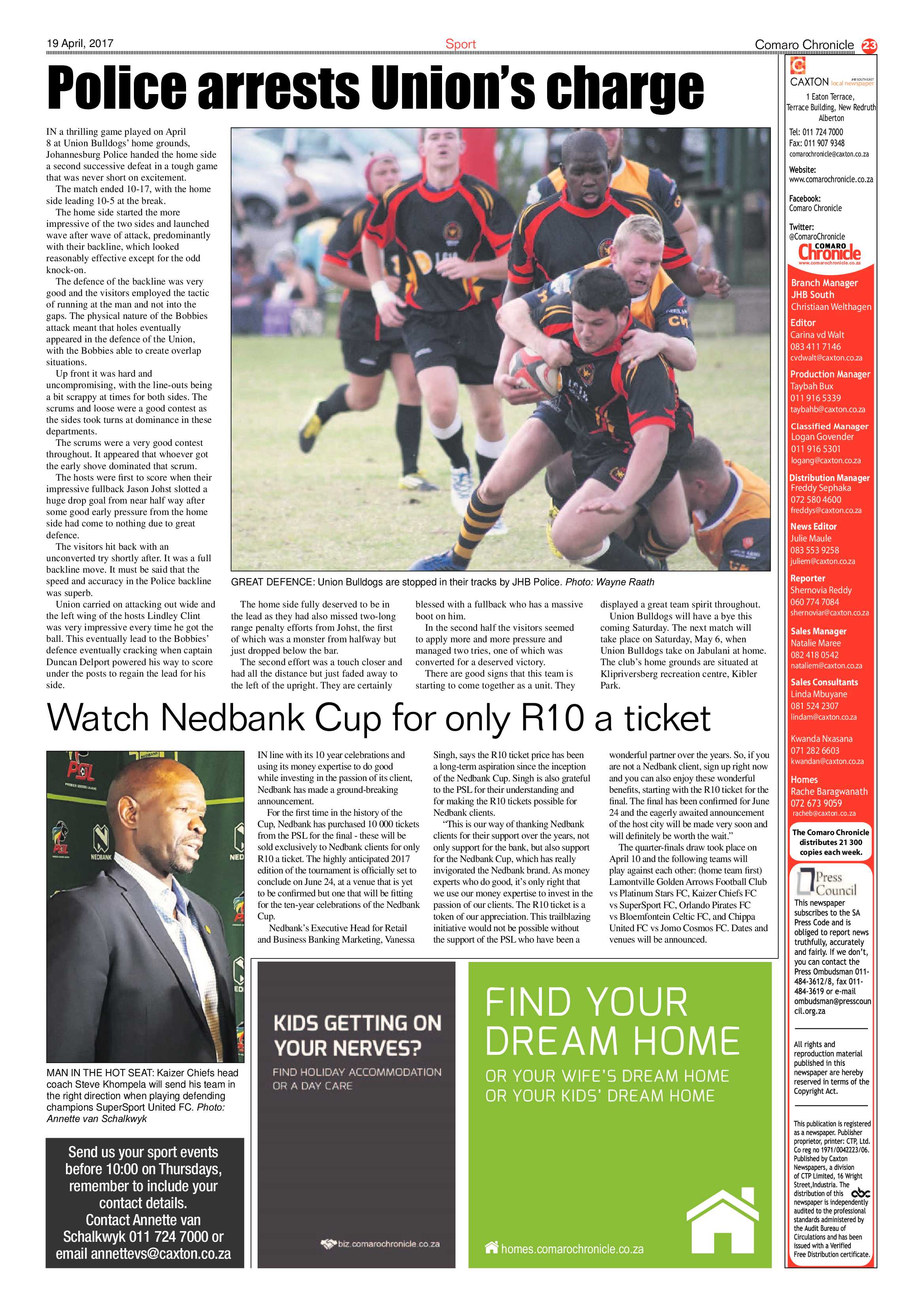 Comaro Chronicle 19 April 2017 page 23