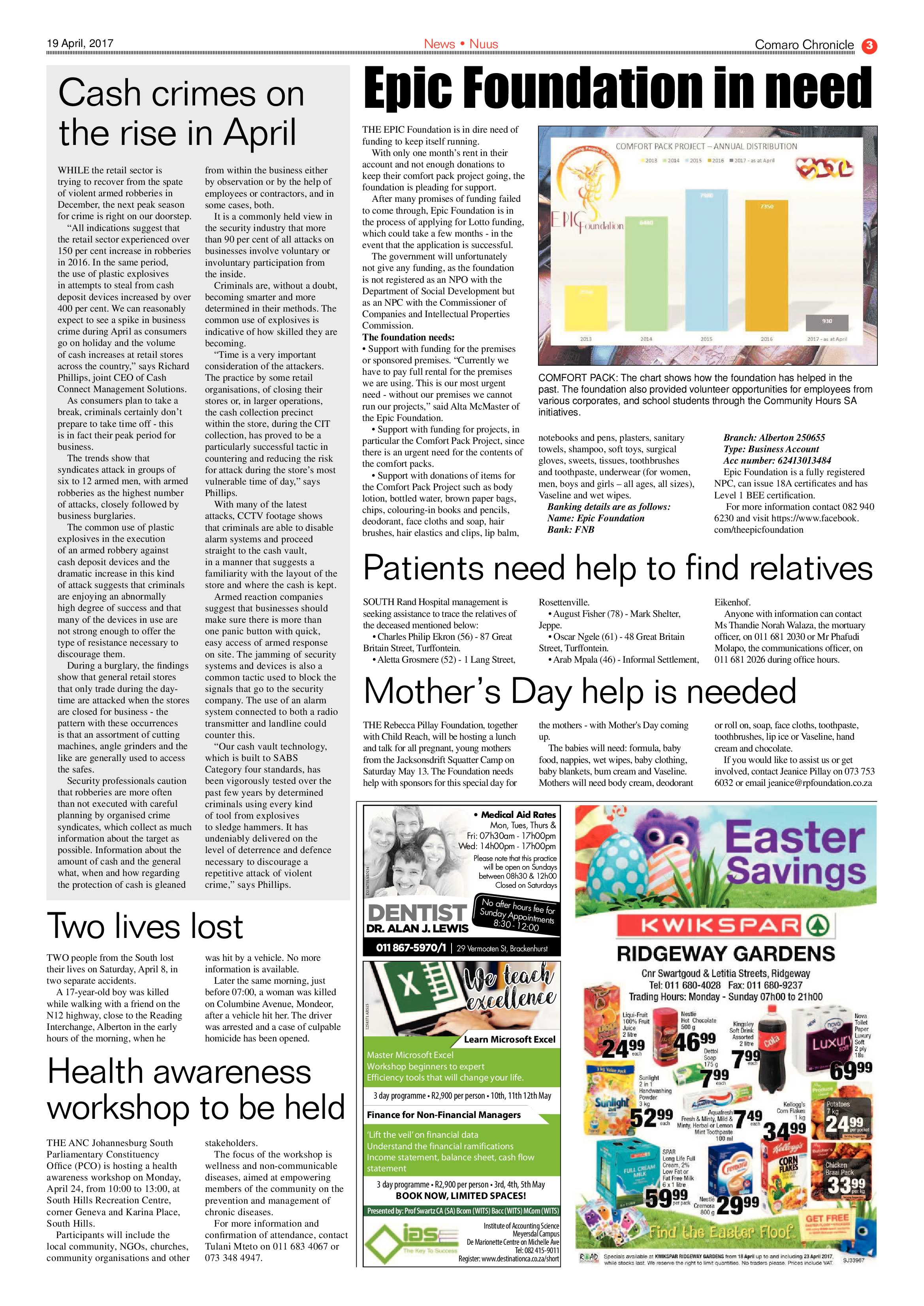 Comaro Chronicle 19 April 2017 page 3
