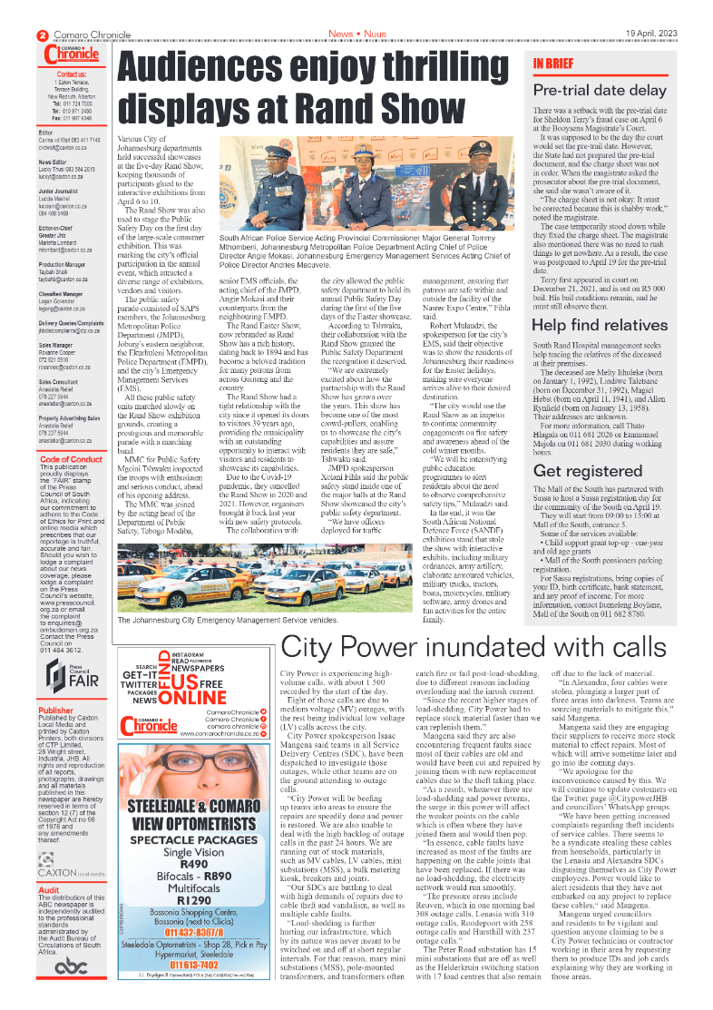 Comaro Chronicle 19 April 2023 page 2