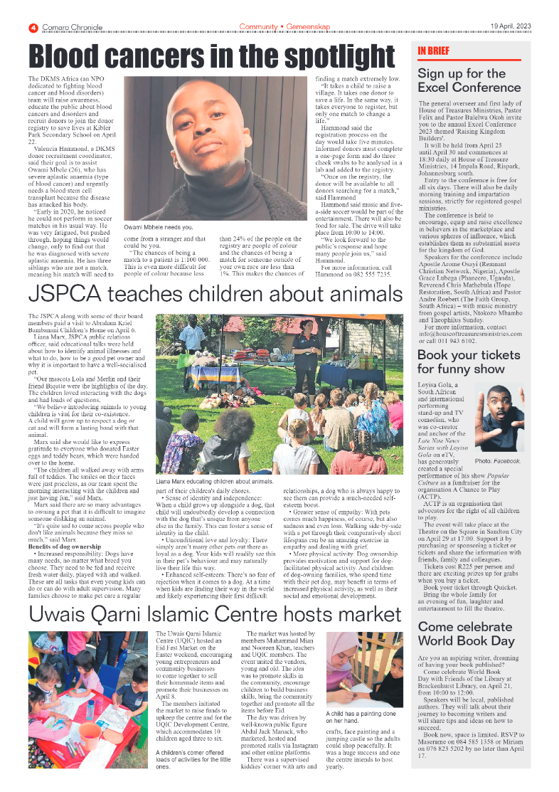 Comaro Chronicle 19 April 2023 page 4