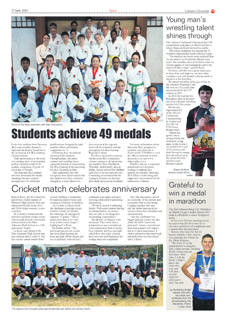 Comaro Chronicle 19 April 2024 page 11