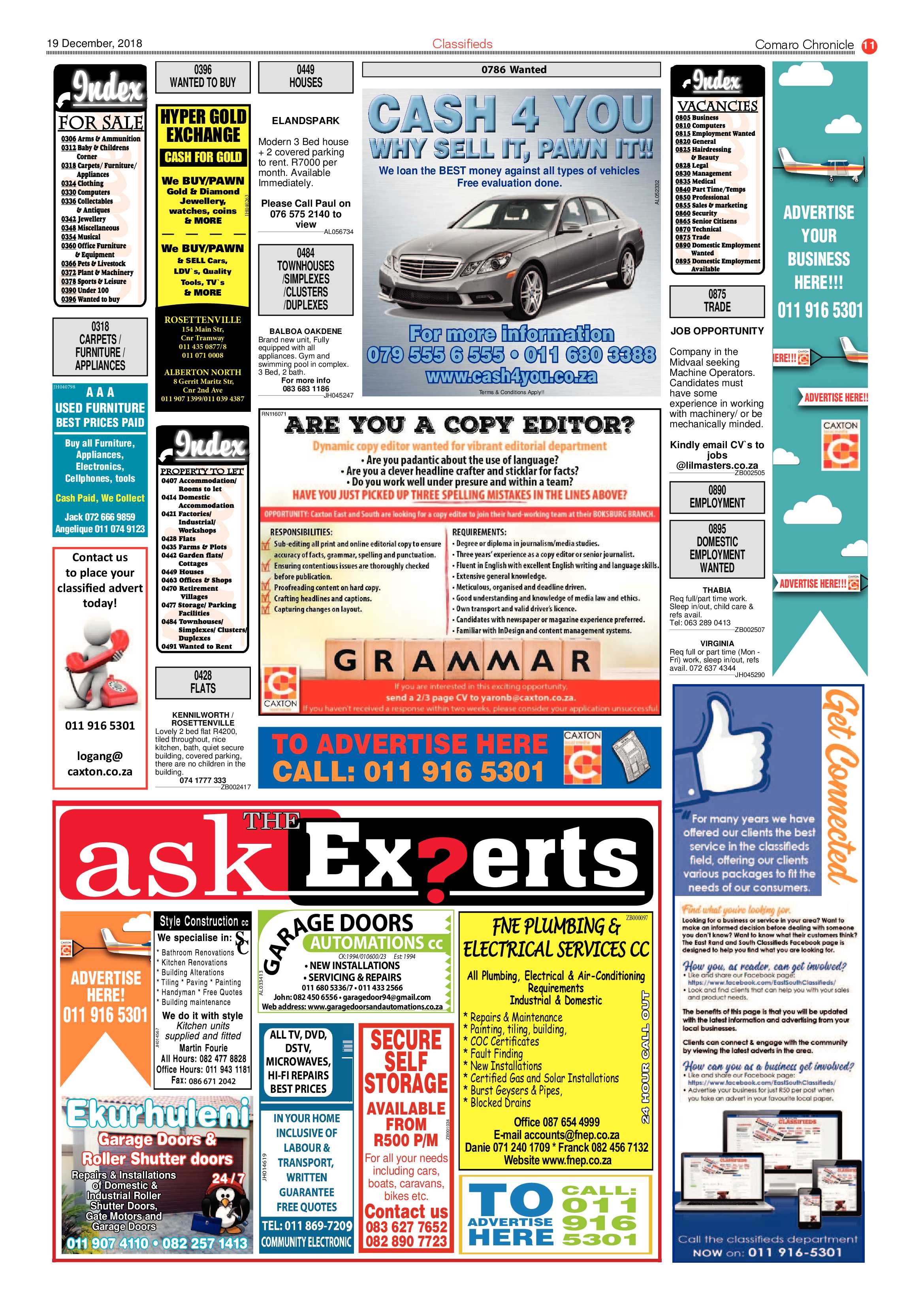 Comaro Chronicle 19 December 2018 page 11