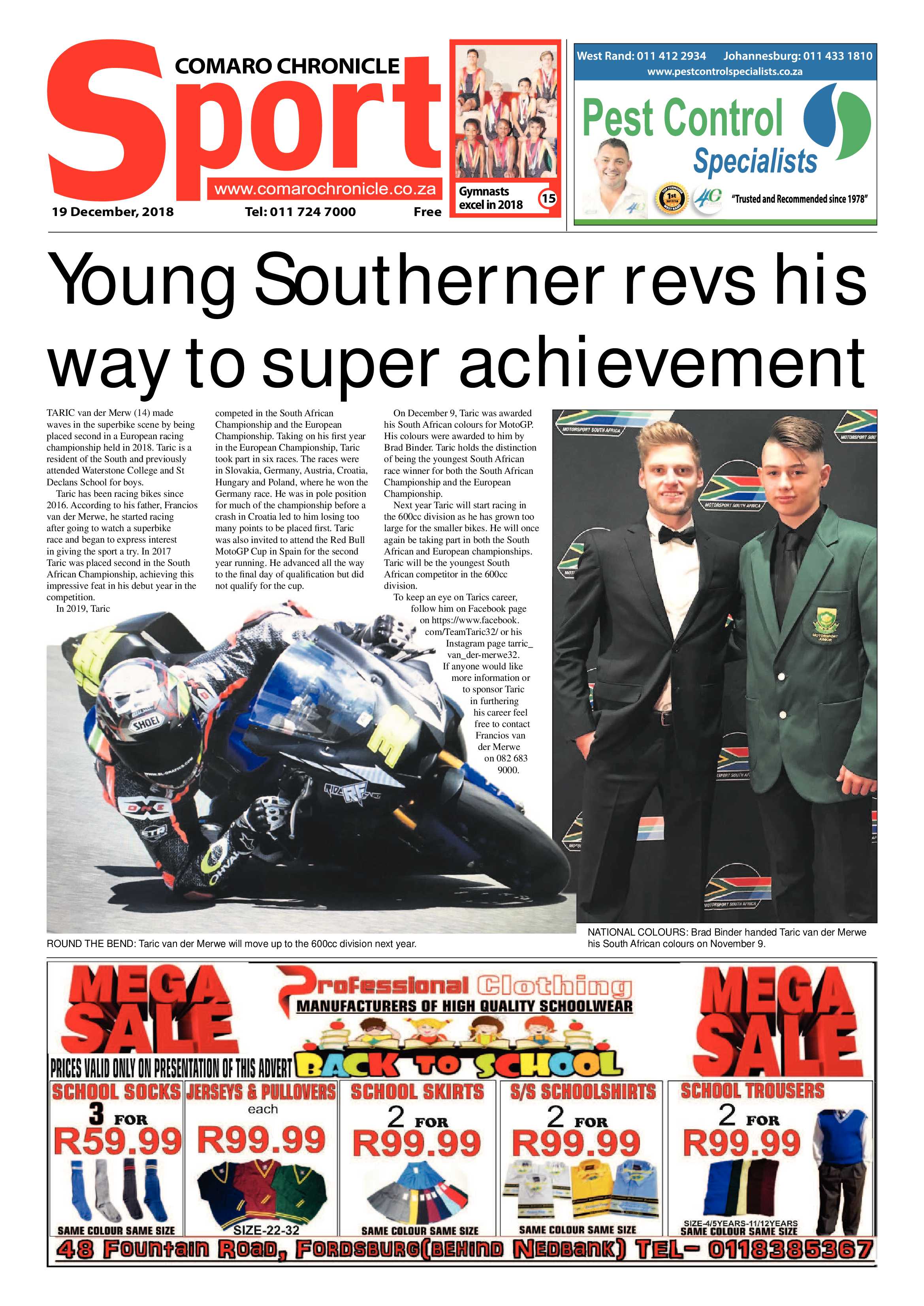 Comaro Chronicle 19 December 2018 page 16