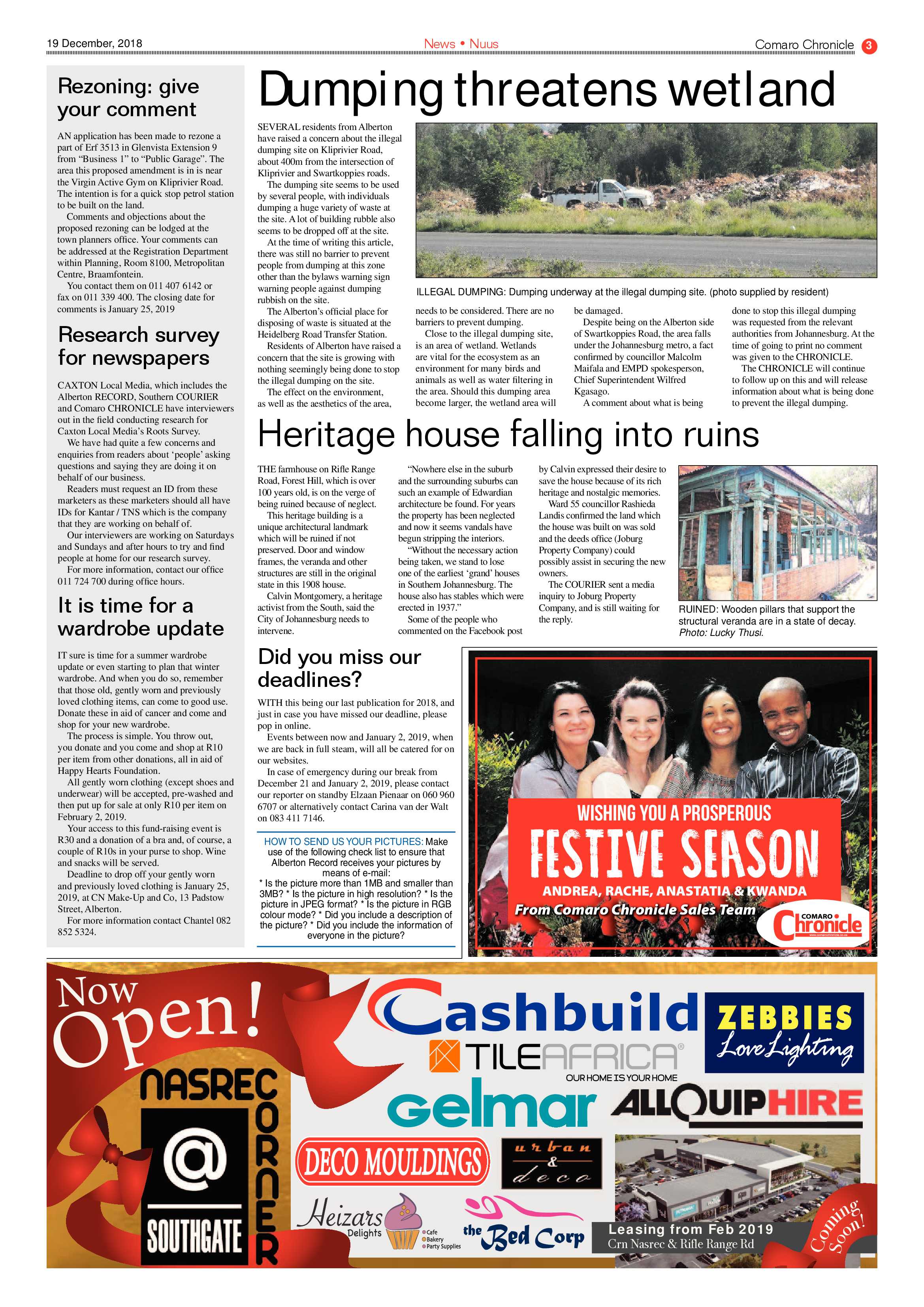Comaro Chronicle 19 December 2018 page 3