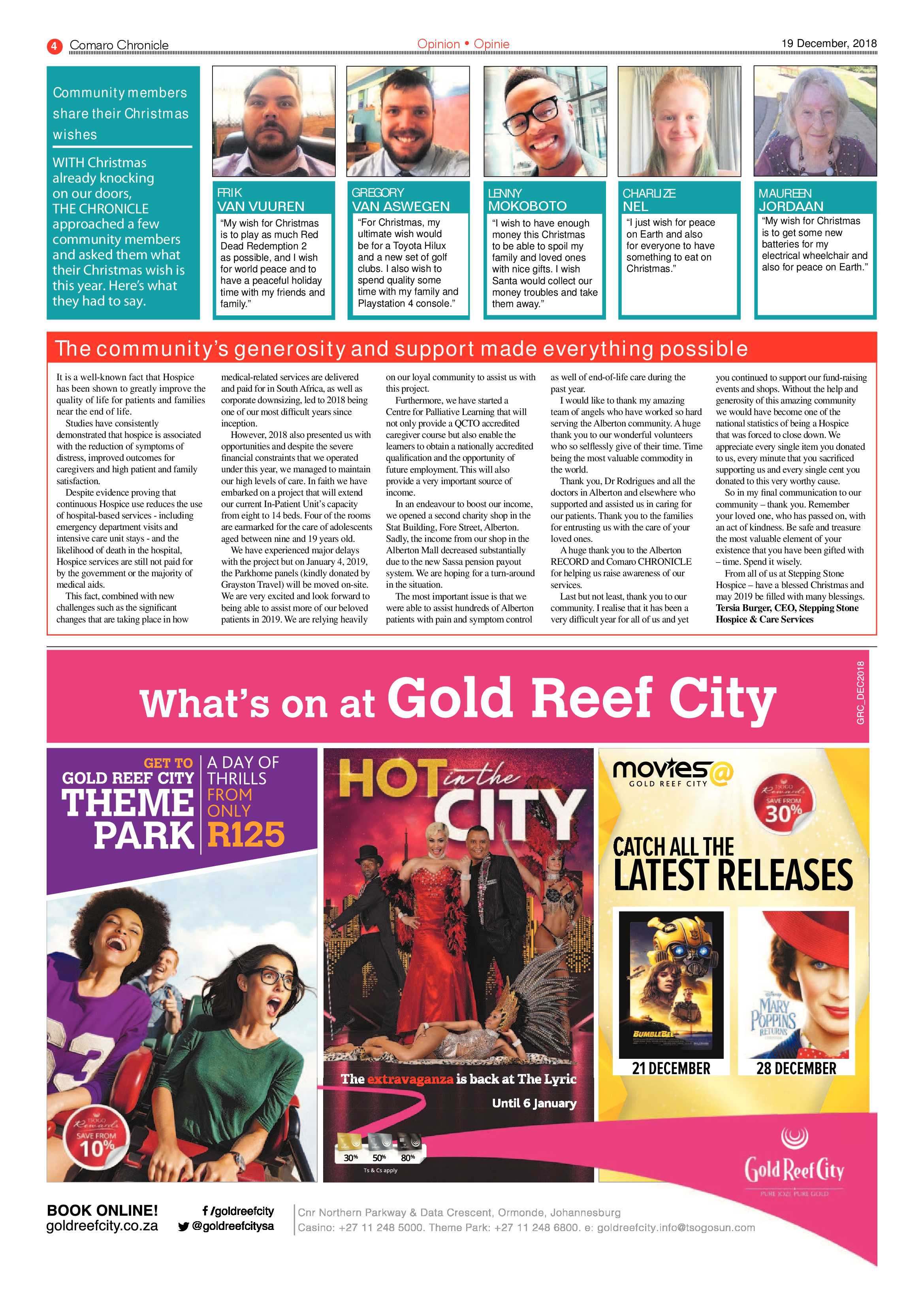 Comaro Chronicle 19 December 2018 page 4