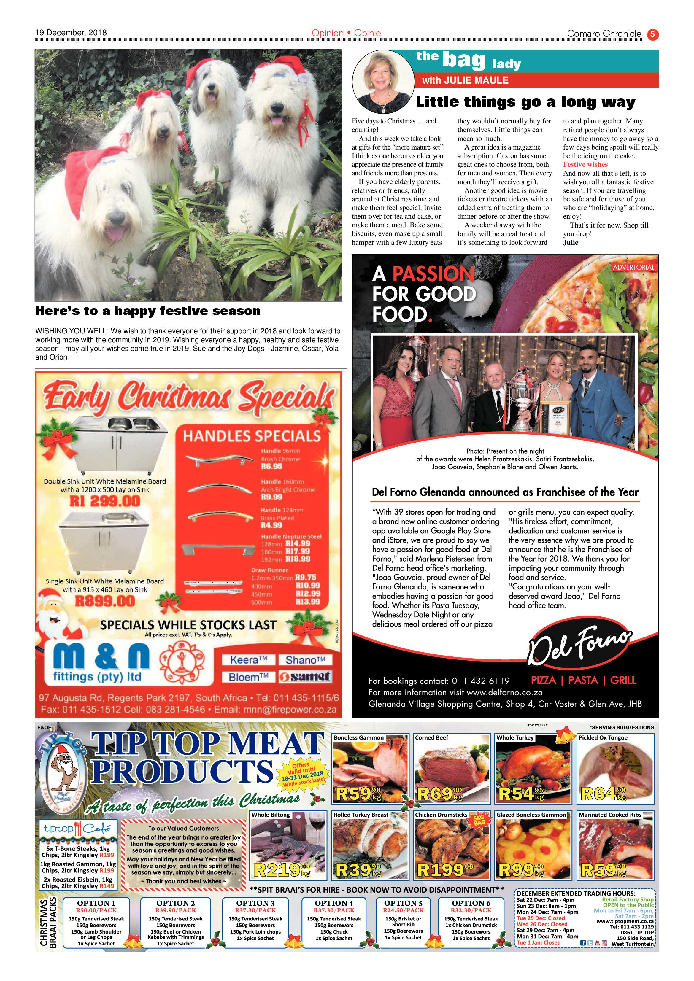 Comaro Chronicle 19 December 2018 page 5