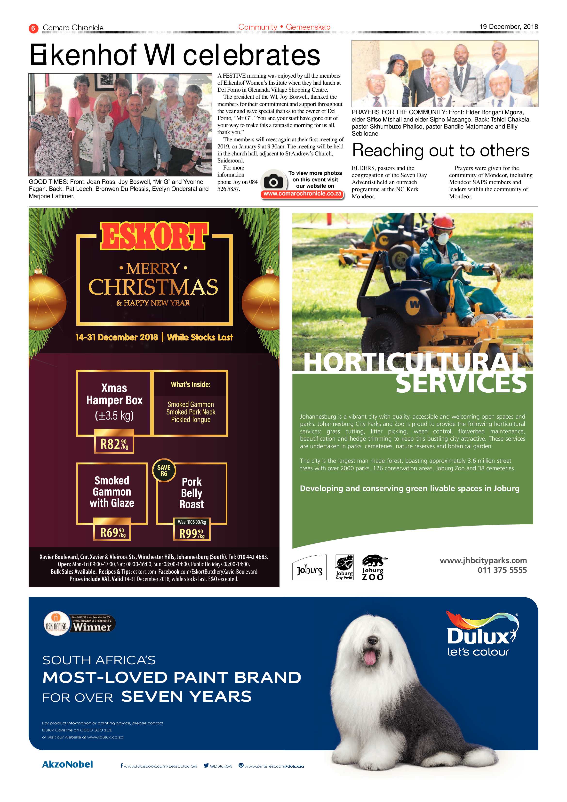 Comaro Chronicle 19 December 2018 page 6