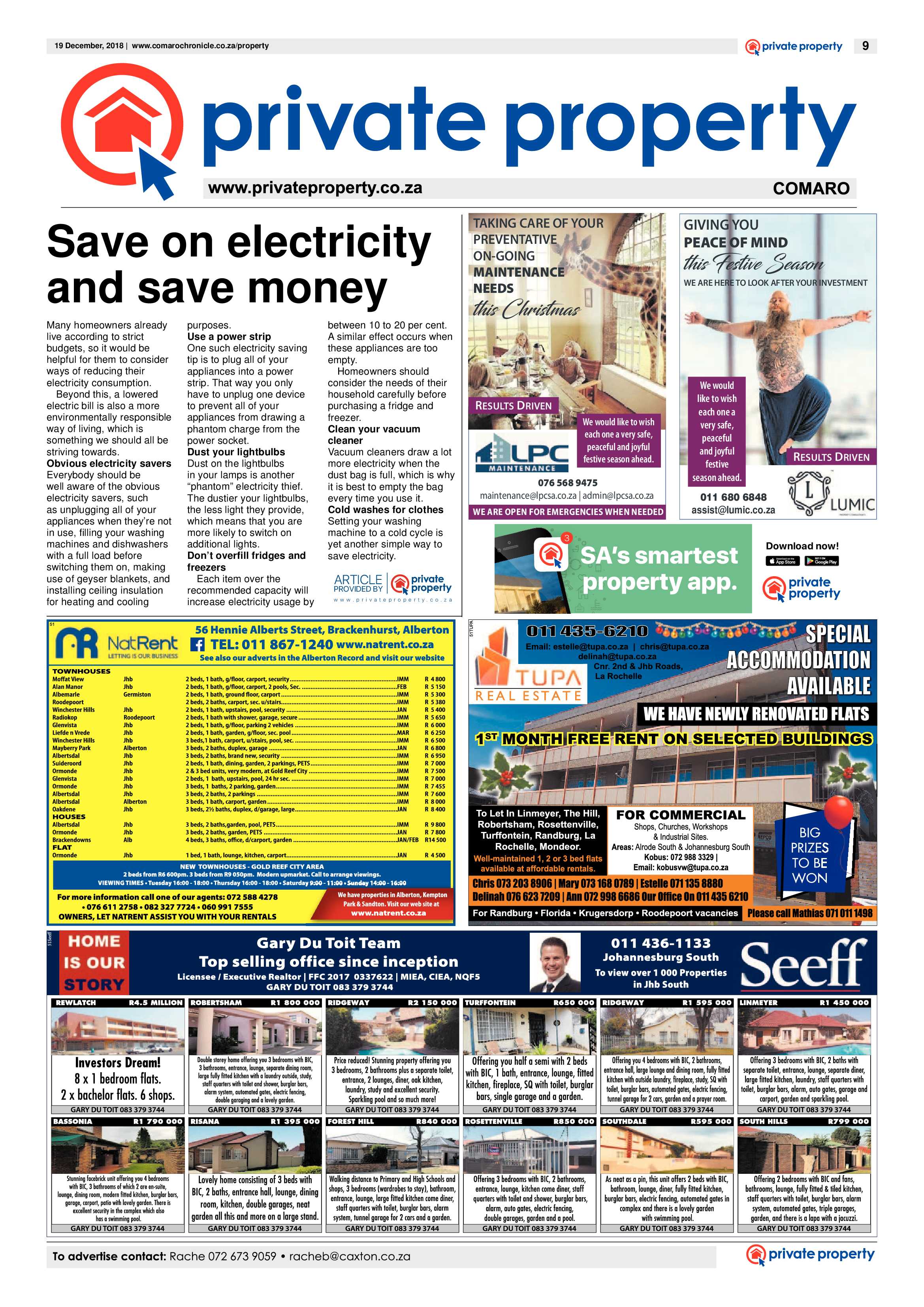 Comaro Chronicle 19 December 2018 page 9