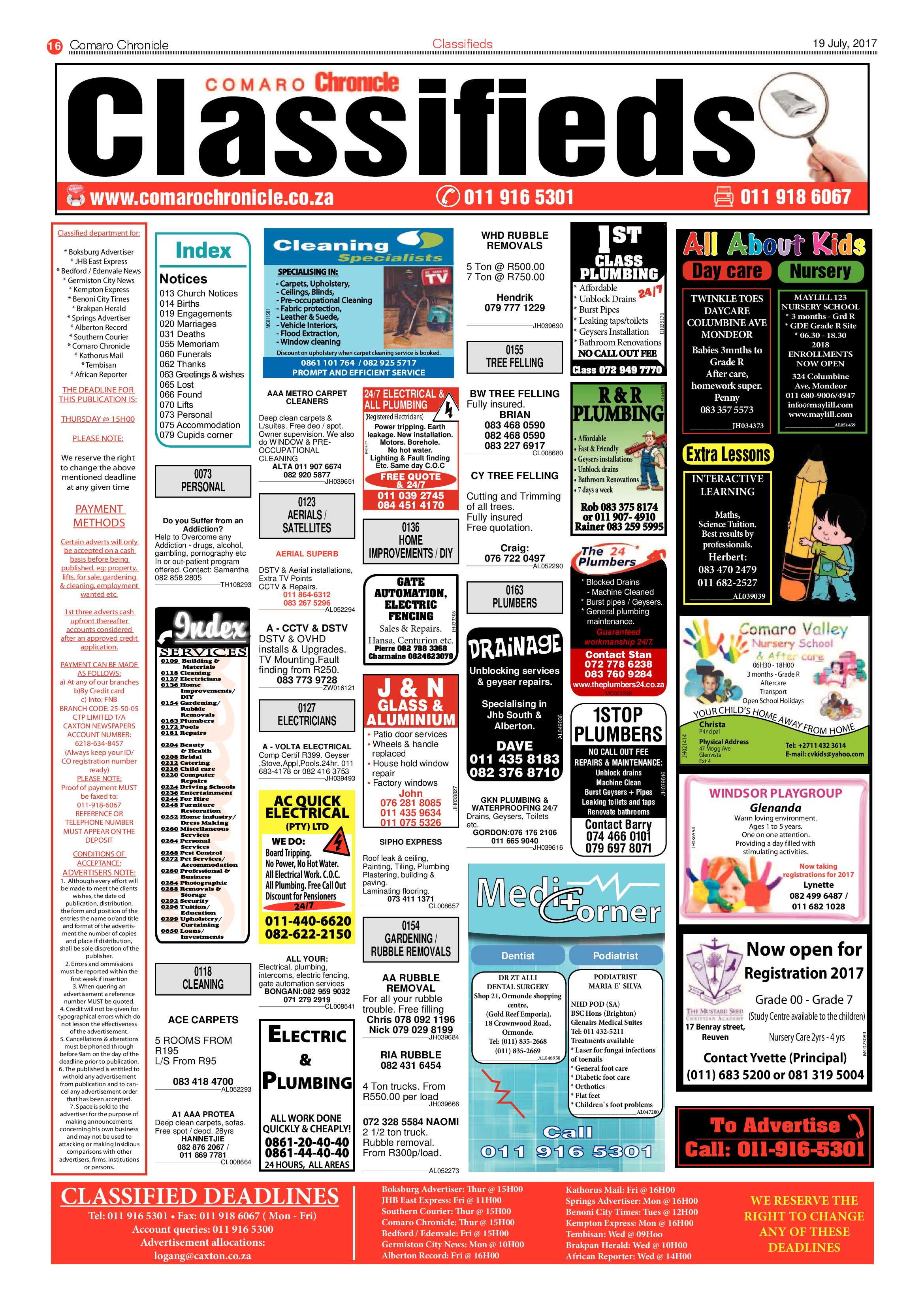 Comaro Chronicle 19 July 2017 page 16