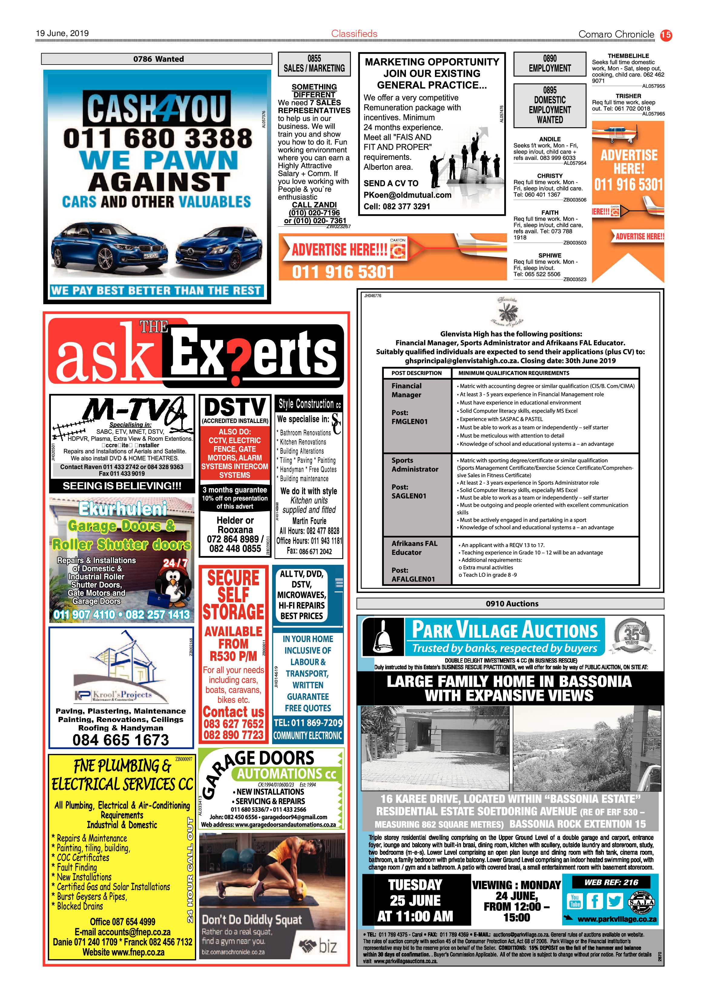 Comaro Chronicle 19 June 2019 page 15