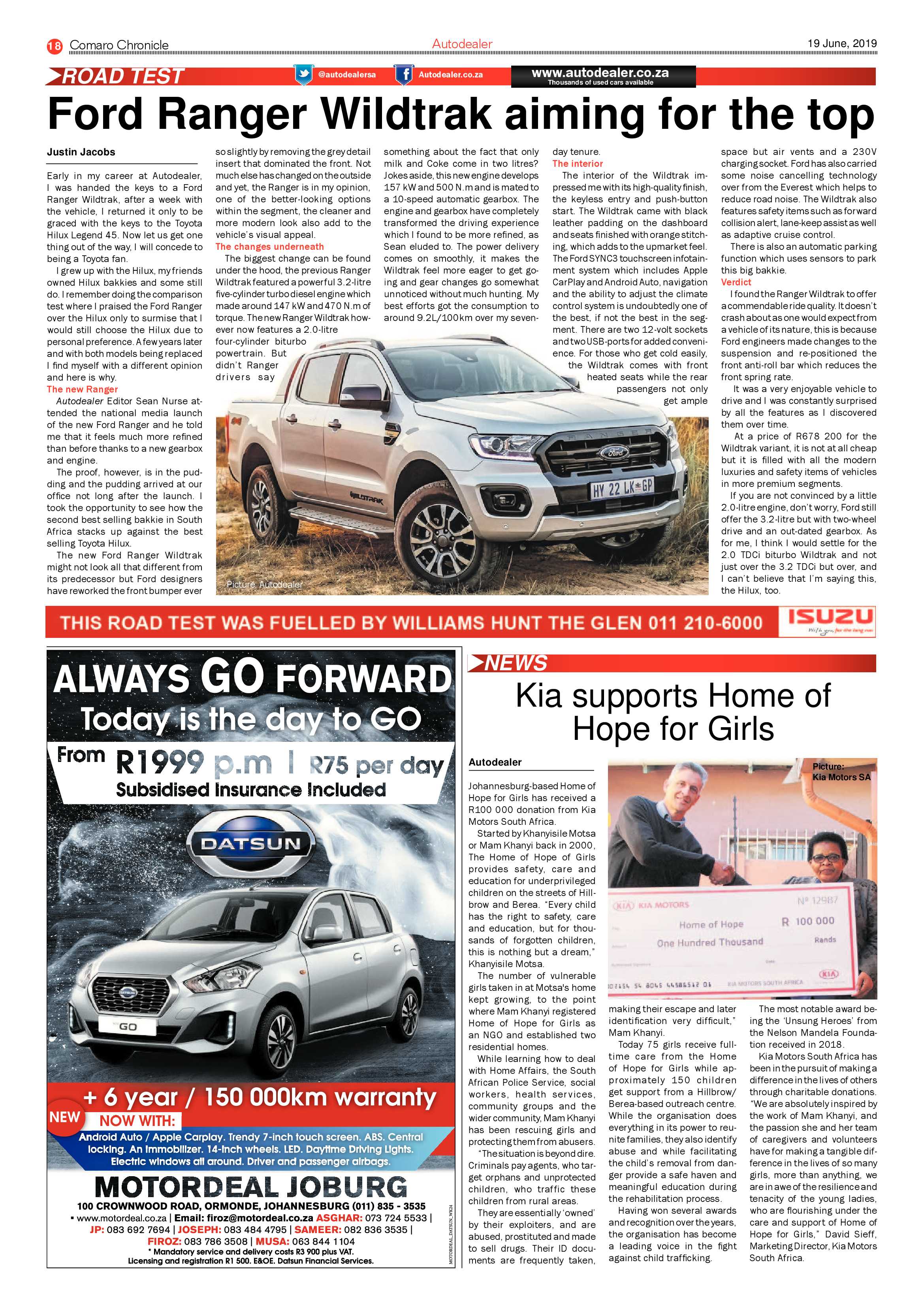 Comaro Chronicle 19 June 2019 page 18