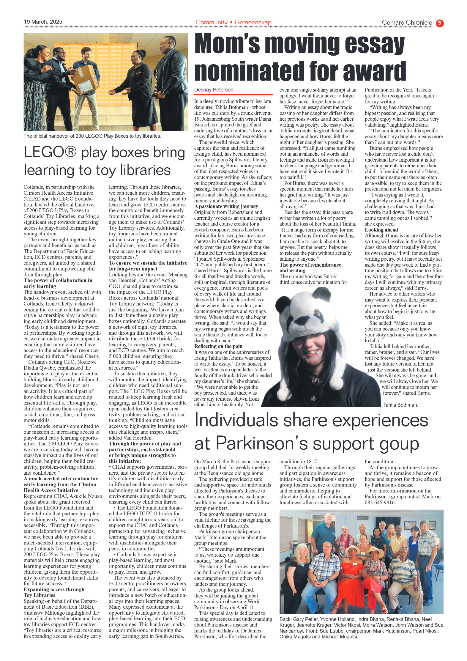 Comaro Chronicle 19 March 2025 page 5