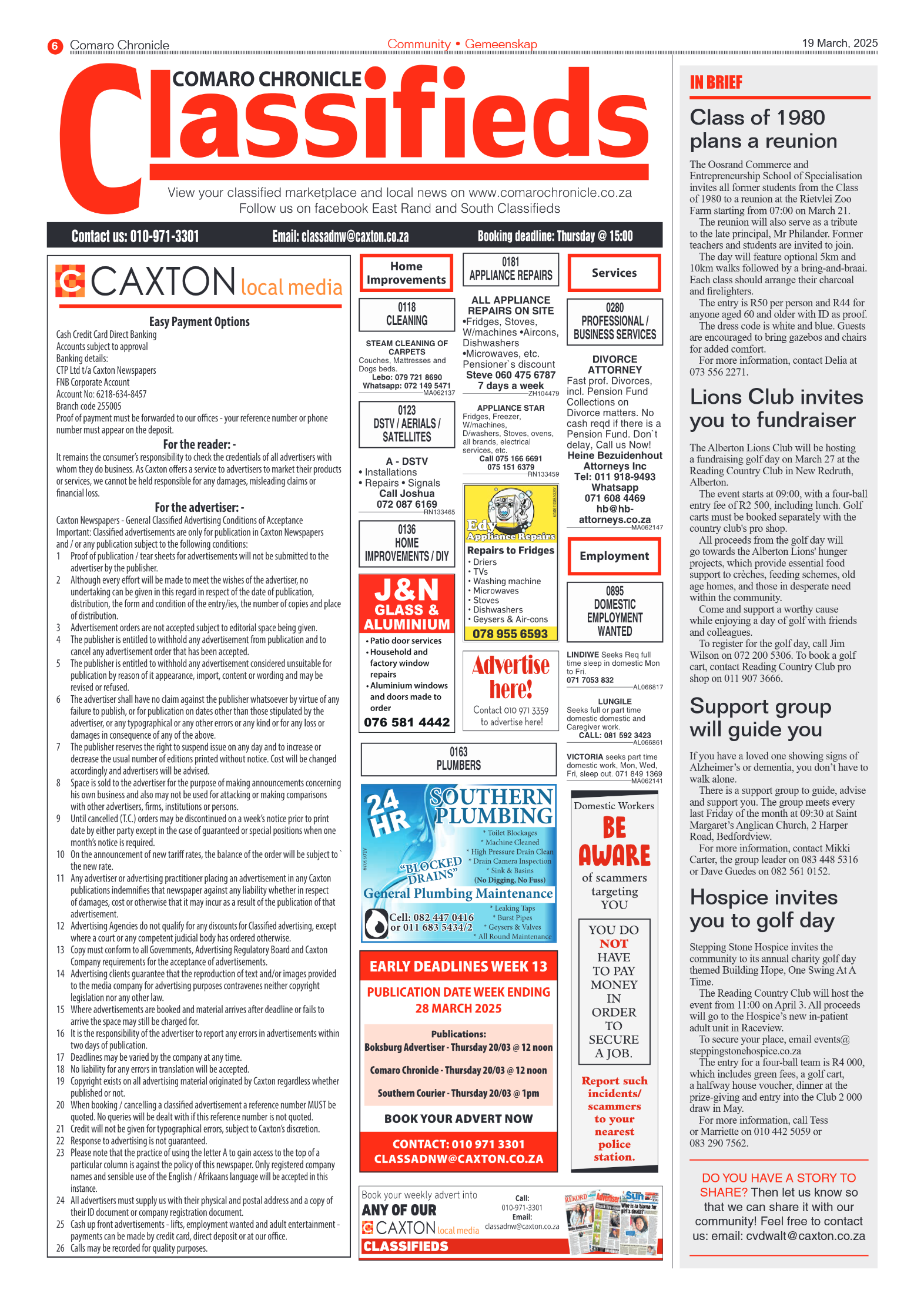 Comaro Chronicle 19 March 2025 page 6