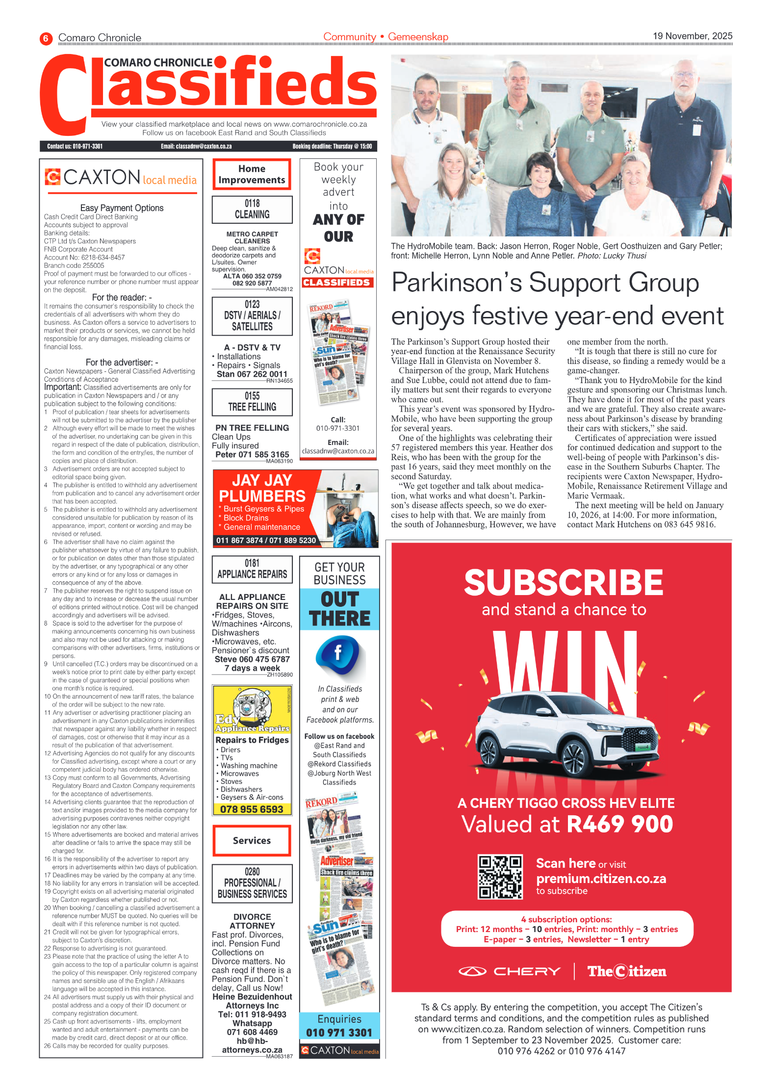 Comaro Chronicle 19 November 2025 page 6
